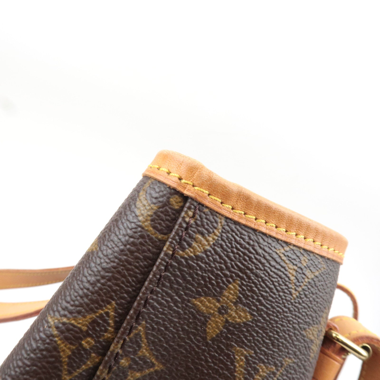 Louis Vuitton Monogram Bucket GM Shoulder Bag M42236 AR0947 *Pouch