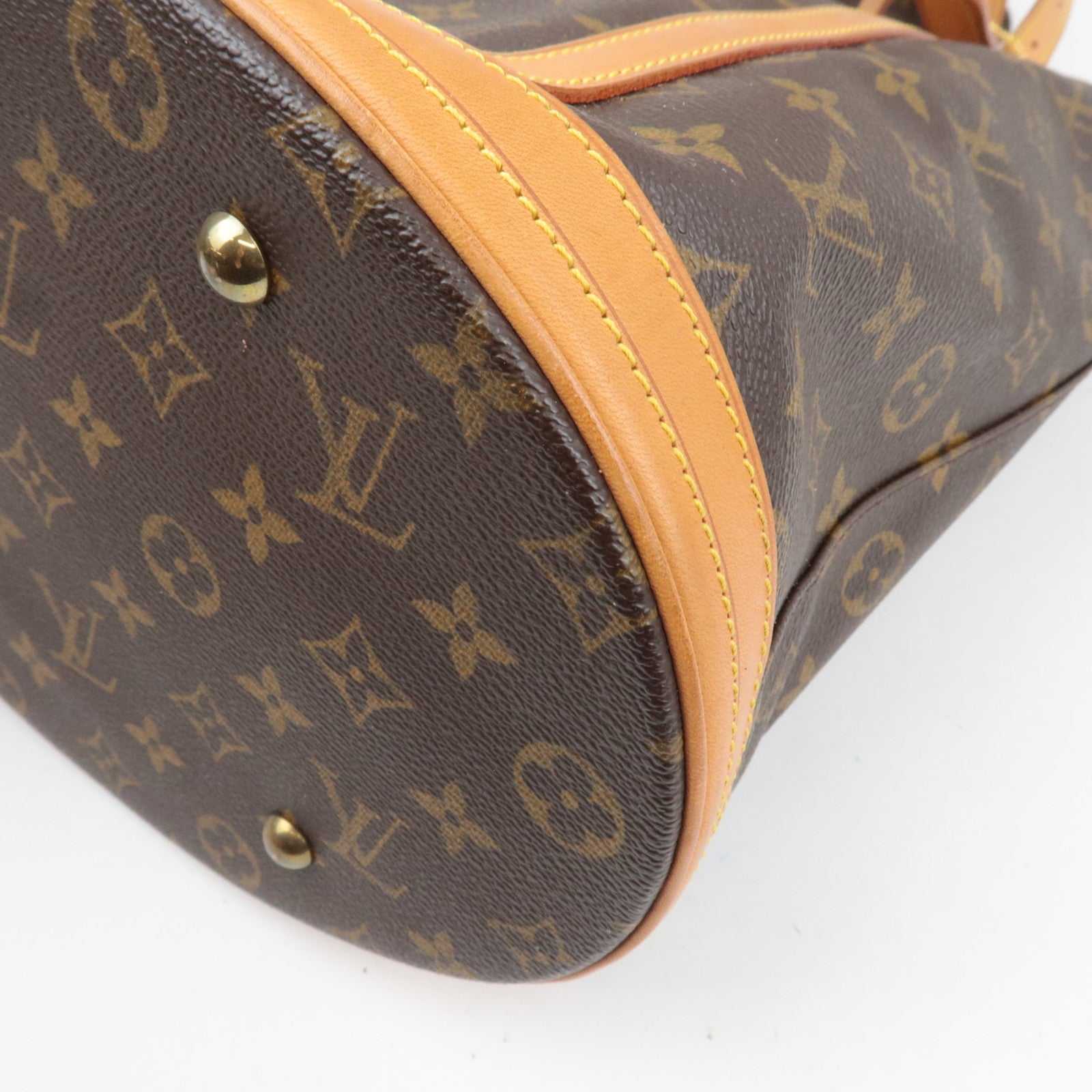 Louis Vuitton Monogram Bucket GM Shoulder Bag M42236 AR0947 *Pouch