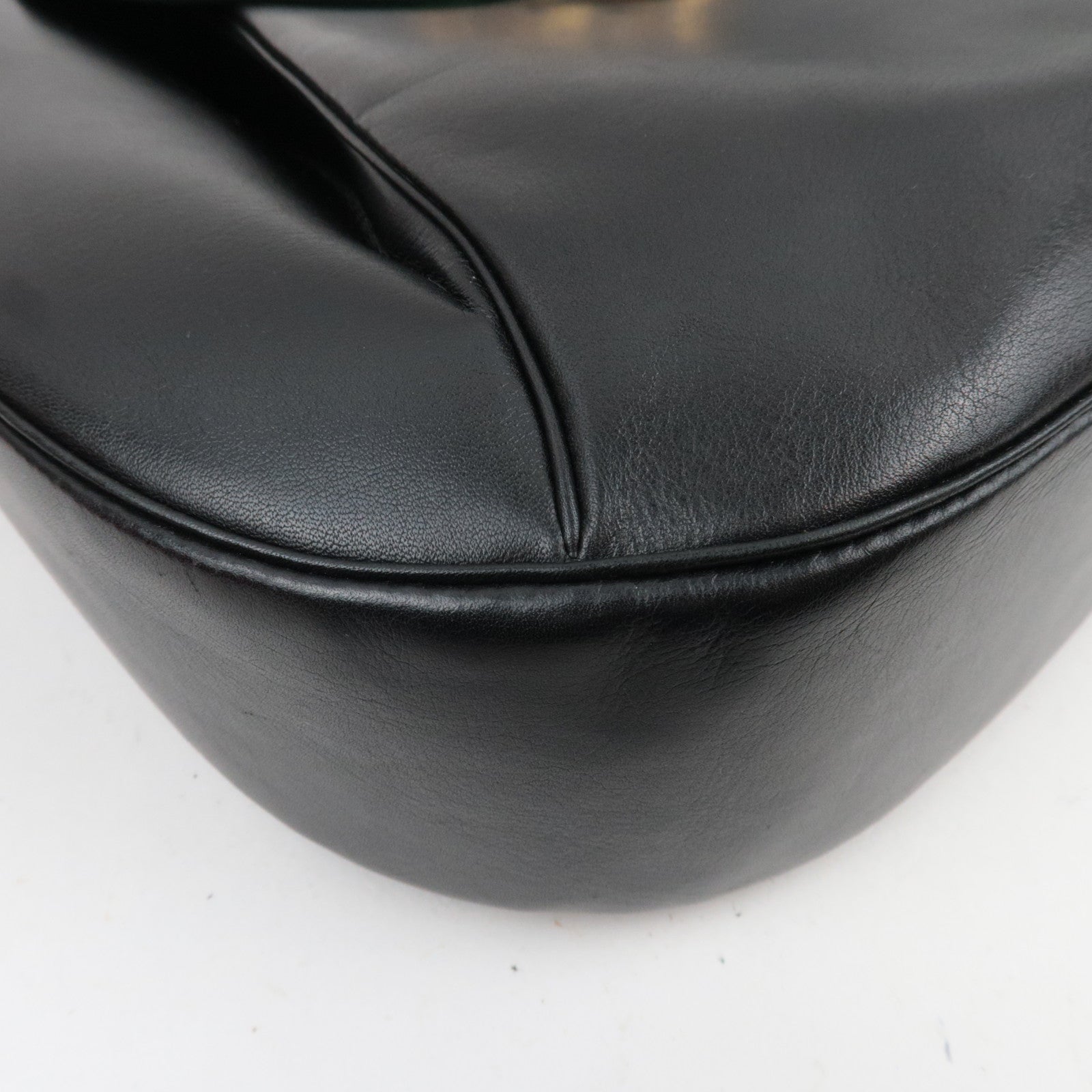 Cartier Panthere Leather Shoulder Bag Black *Box, Pouch, G card