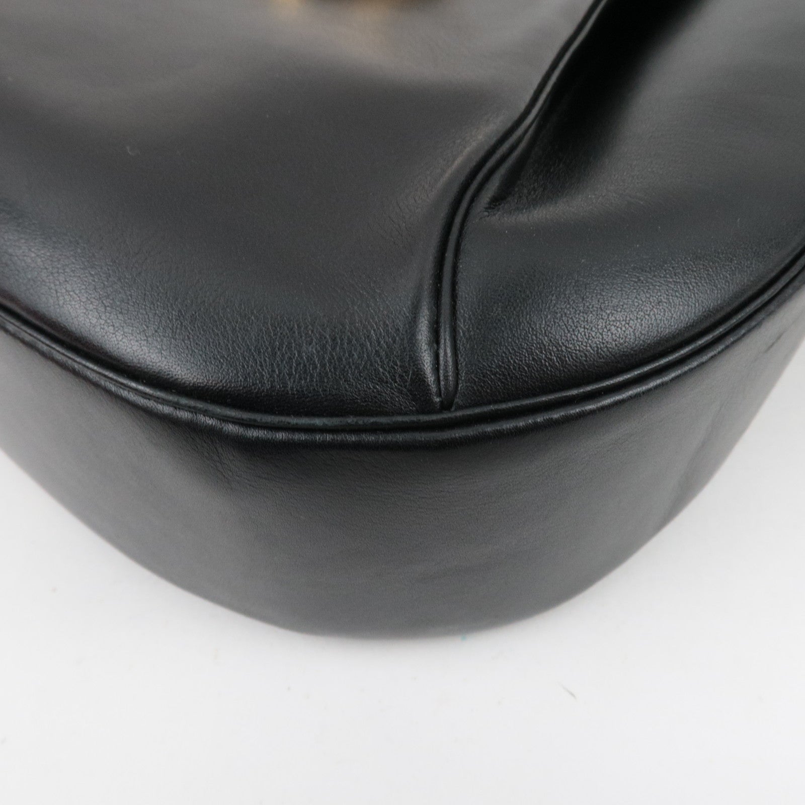 Cartier Panthere Leather Shoulder Bag Black *Box, Pouch, G card