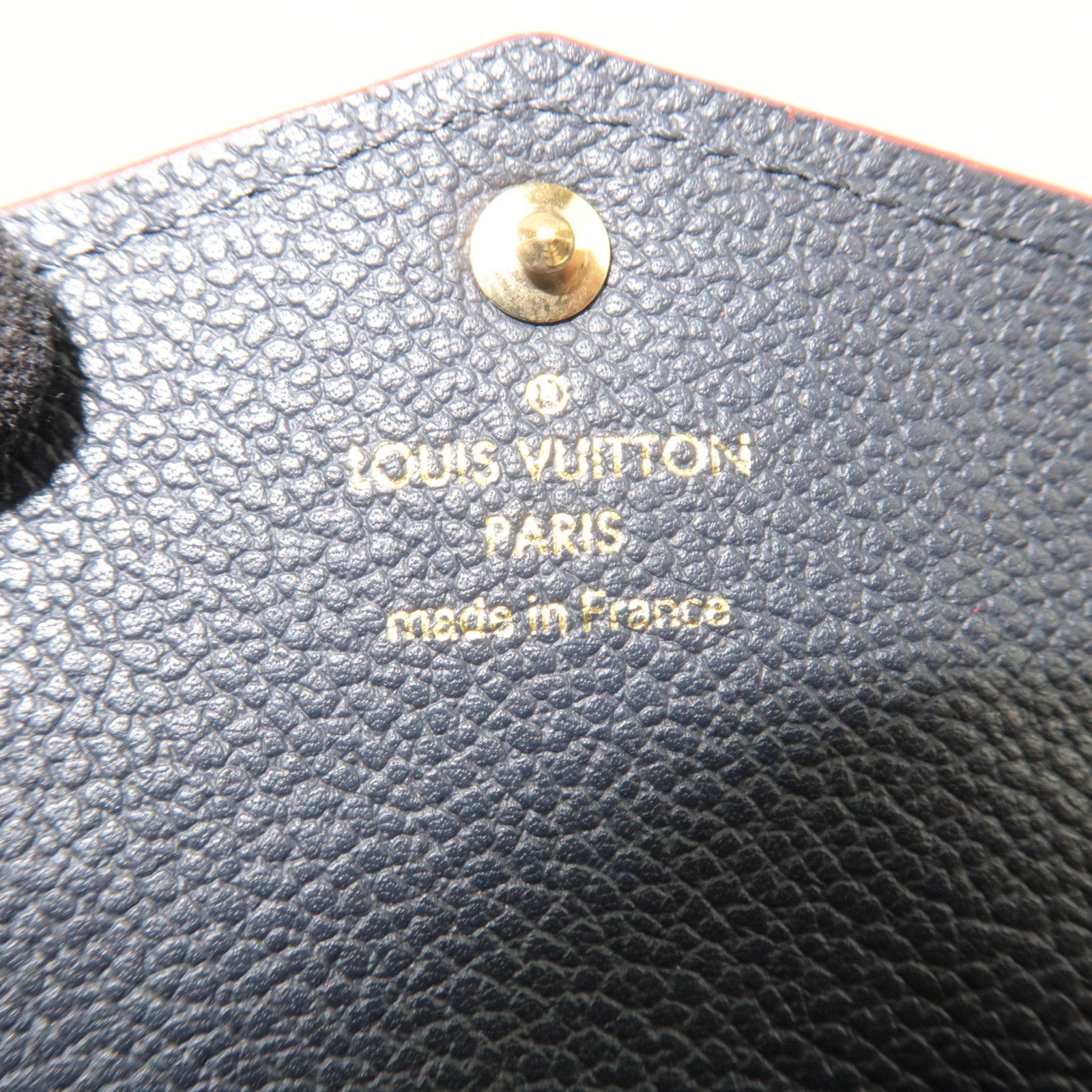 Louis Vuitton Monogram Empreinte Porte Carte Recto Verso Coin Case Marine Rouge M69420 TJ4179