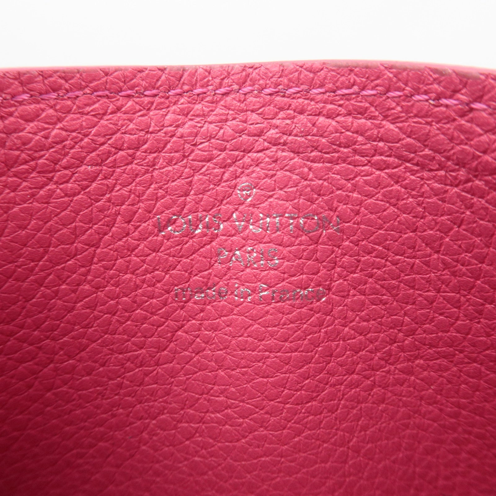 Louis Vuitton Porte Carte Lockme Card Case Leather Hot Pink M68555 SP4179