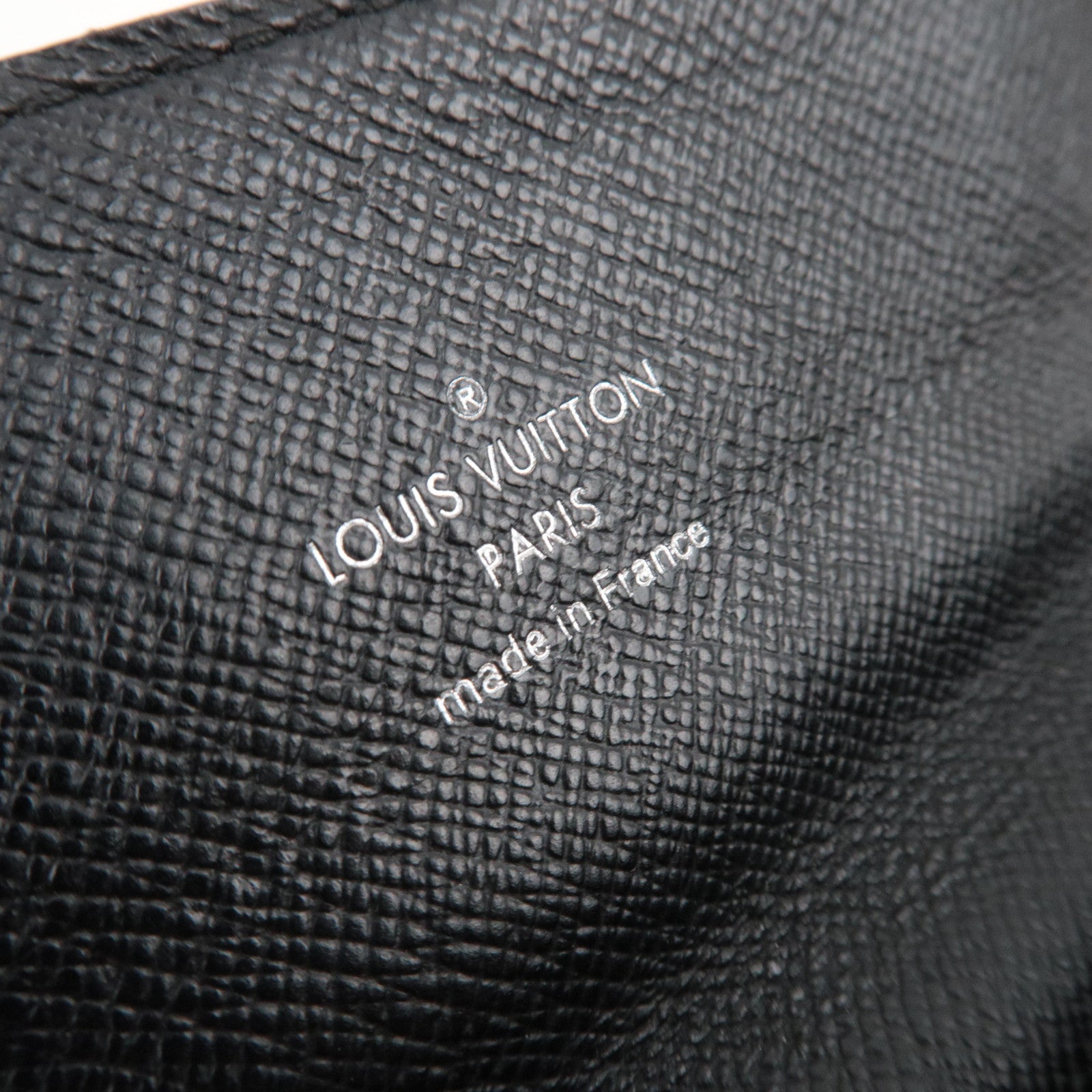 Louis Vuitton Damier Graphite Portefeuille Accordion Long Wallet N60023 TN4150 *Chain