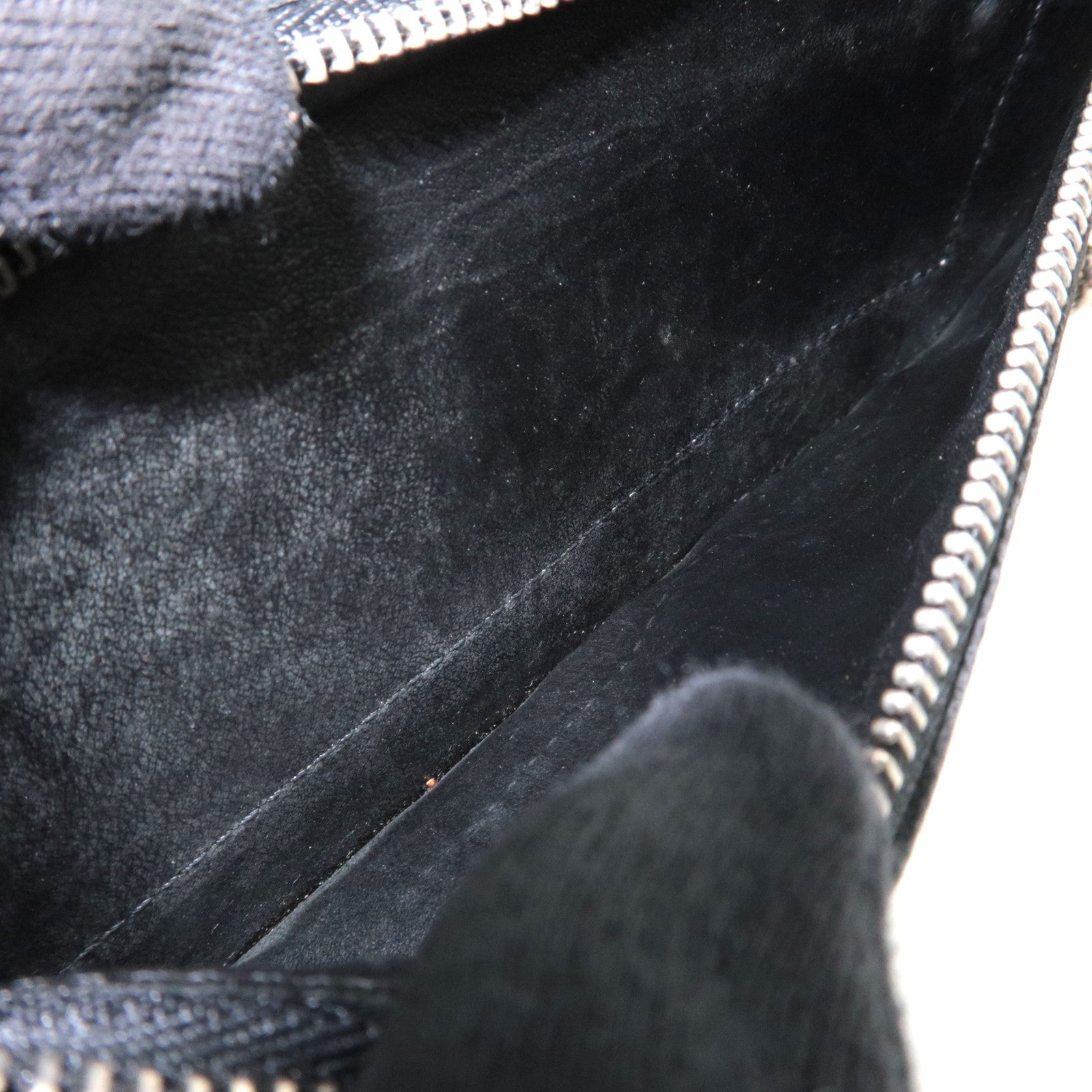 Louis Vuitton Damier Graphite Portefeuille Accordion Long Wallet N60023 TN4150 *Chain