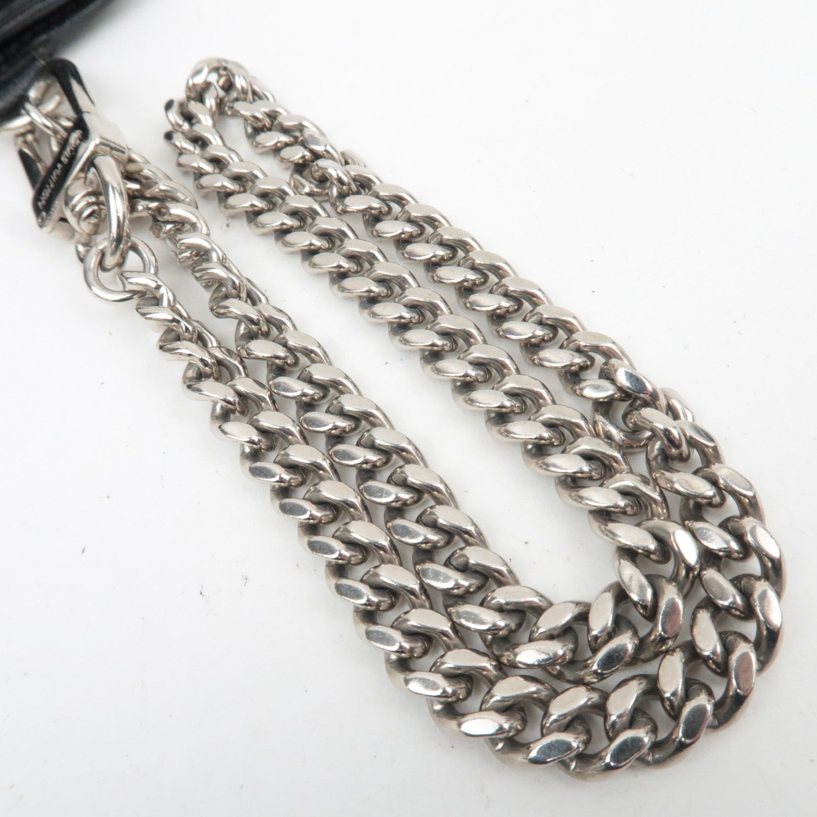 Louis Vuitton Damier Graphite Portefeuille Accordion Long Wallet N60023 TN4150 *Chain