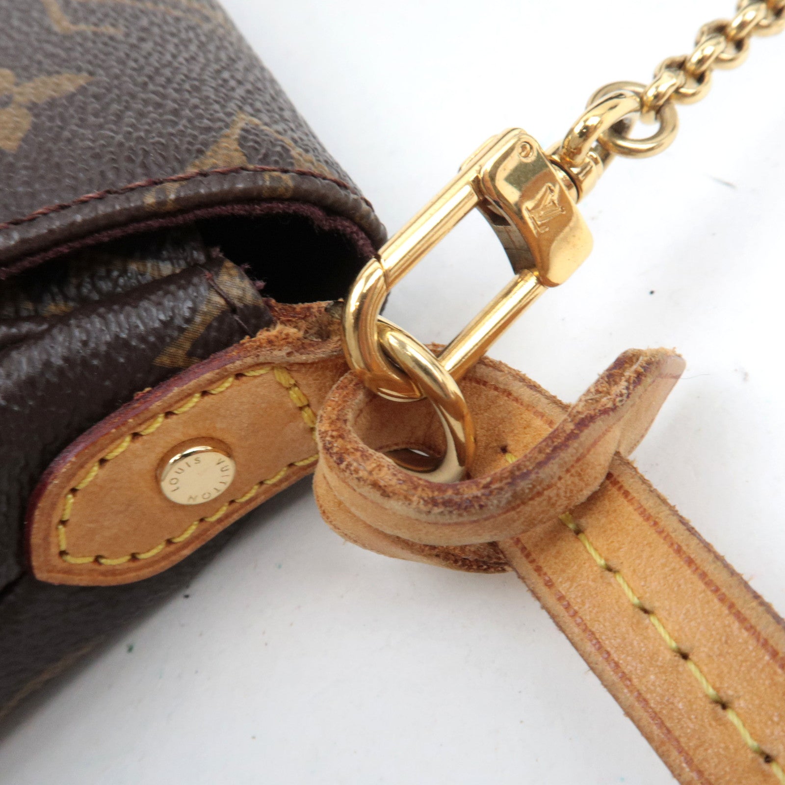 Louis Vuitton Monogram Favorite MM 2Way Shoulder Bag M40718 *Strap