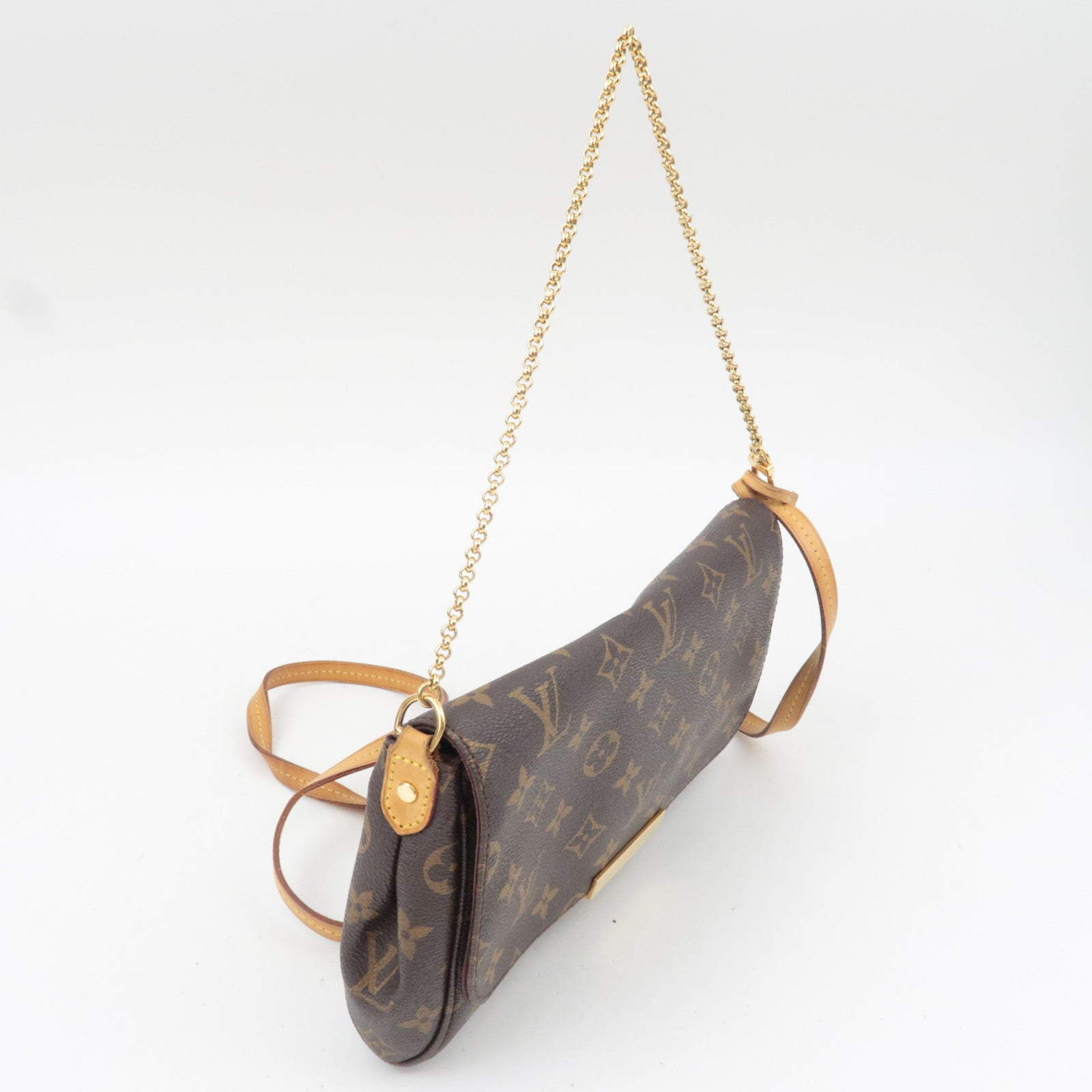 Louis Vuitton Monogram Favorite MM 2Way Shoulder Bag M40718 *Strap