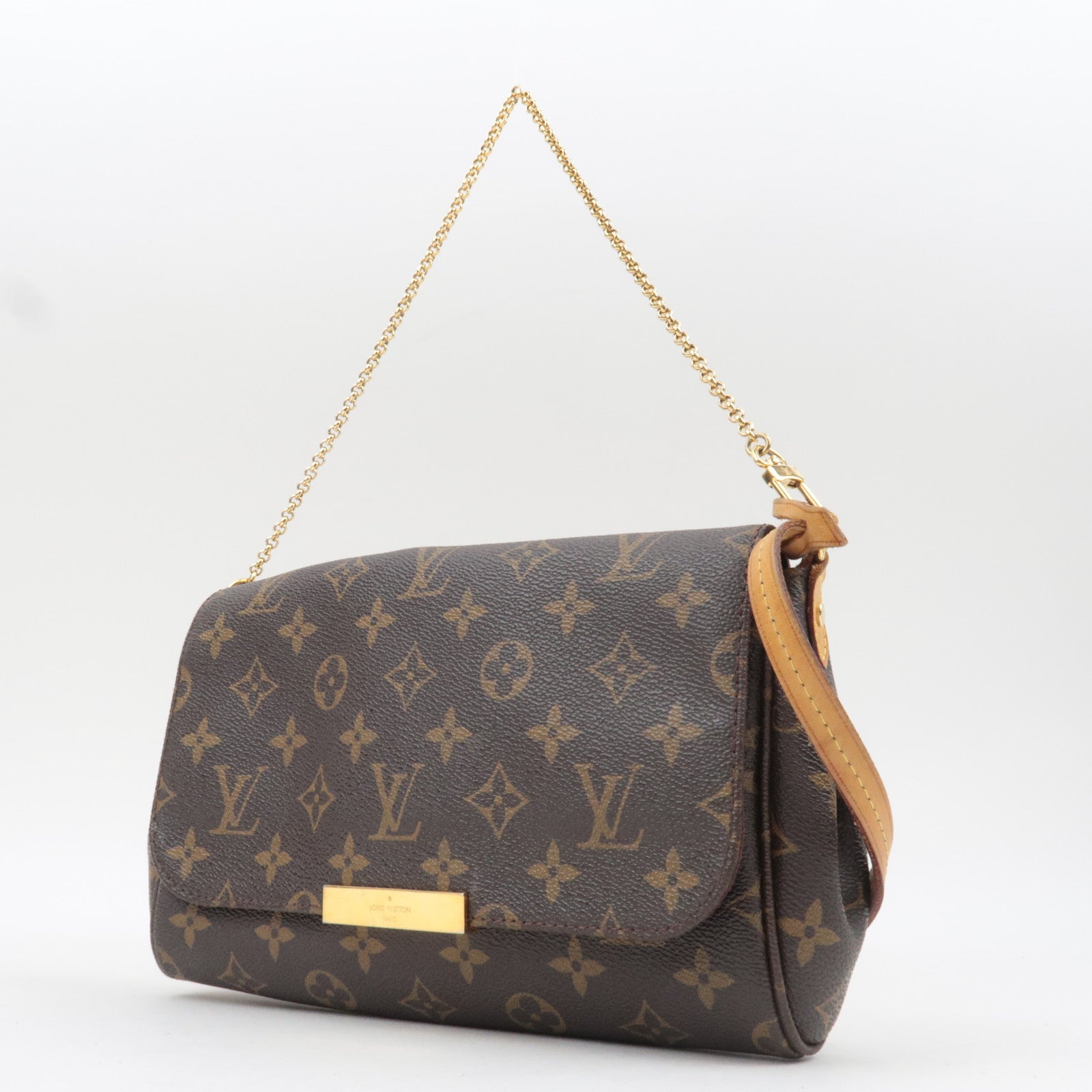 Louis Vuitton Monogram Favorite MM 2Way Shoulder Bag M40718 *Strap
