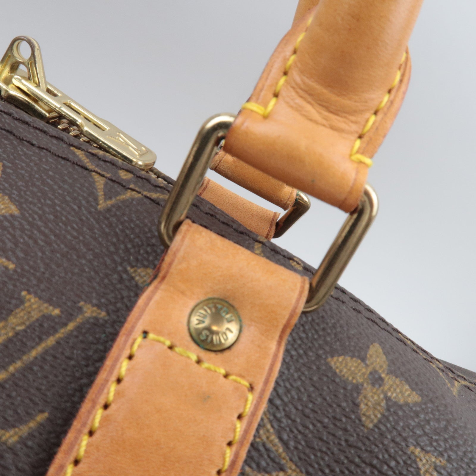 Louis Vuitton Monogram Keepall Bandouliere 50 Travel Bag M41416 VI0963 *Strap, Poignet