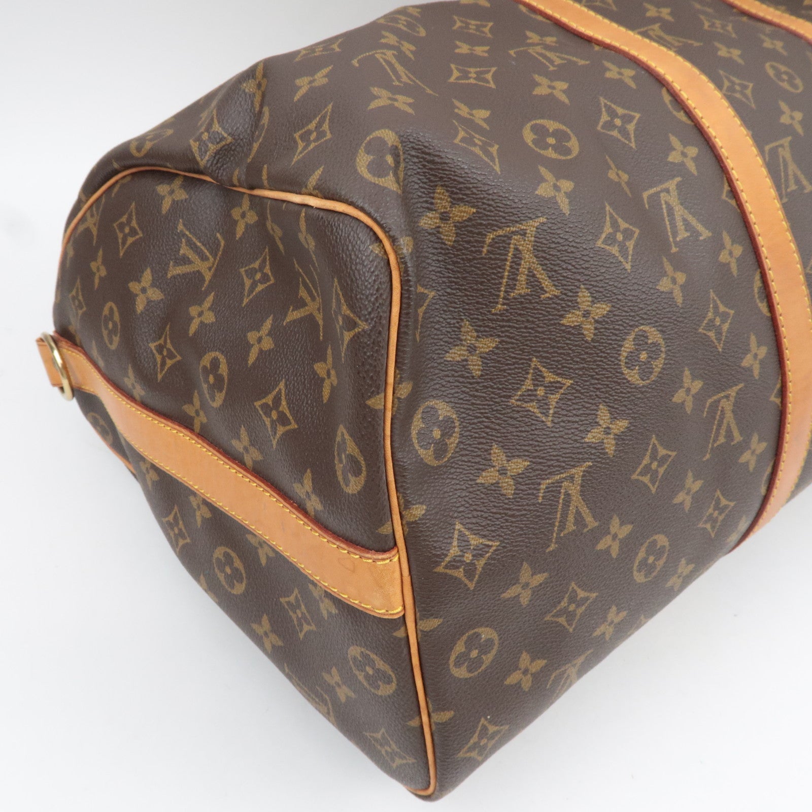 Louis Vuitton Monogram Keepall Bandouliere 50 Travel Bag M41416 VI0963 *Strap, Poignet
