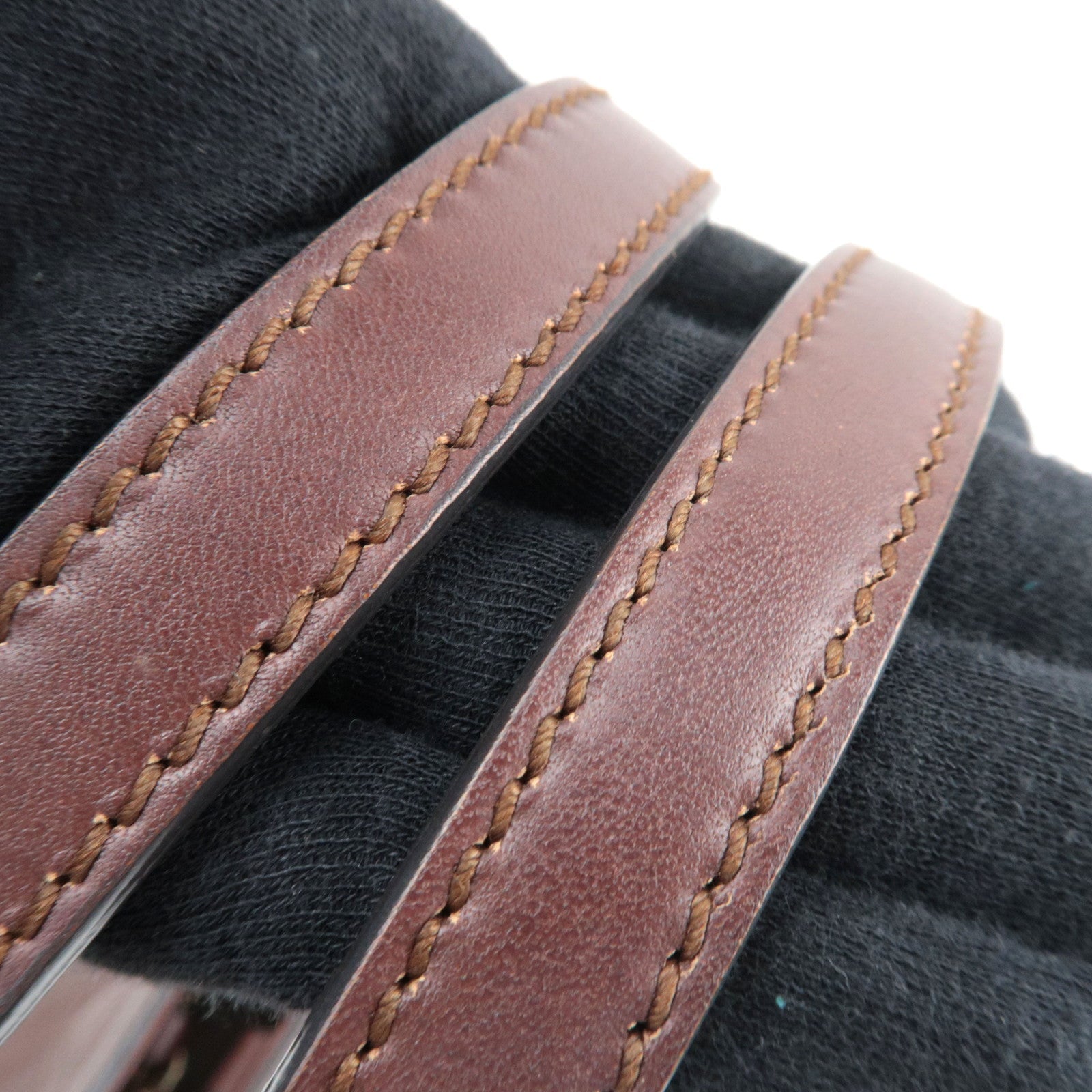 GUCCI Diamante Tote Bag Leather Brown 269878 *Pouch