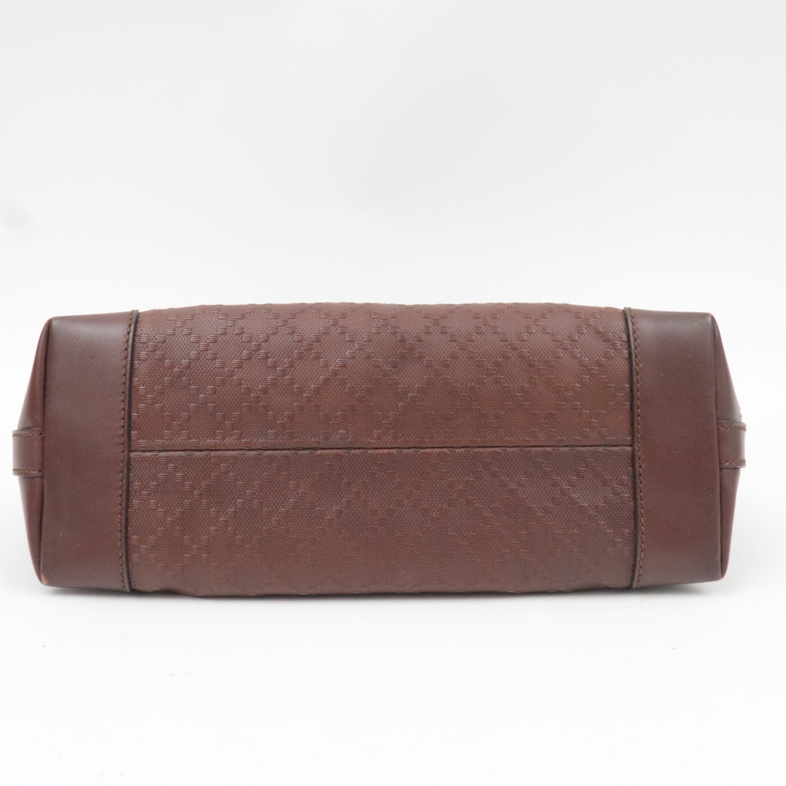 GUCCI Diamante Tote Bag Leather Brown 269878 *Pouch