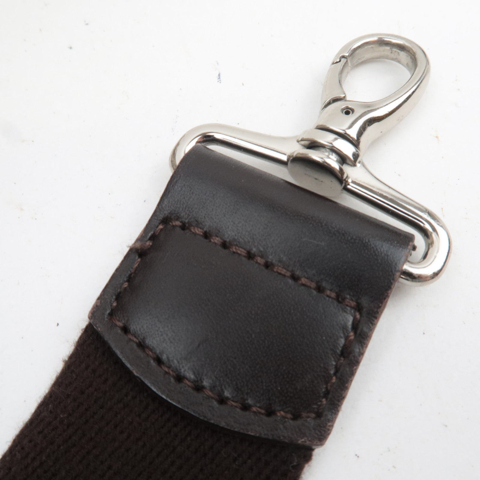 BURBERRY Nova Plaid 2-Way Canvas Leather Boston Bag Beige Brown *Strap