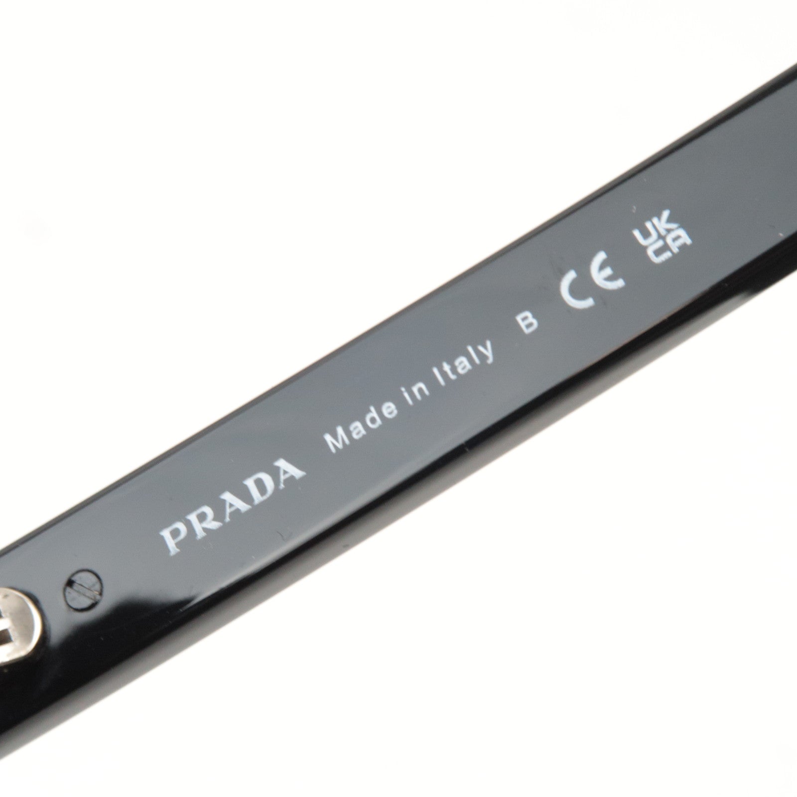 PRADA Sunglasses SPR B12-F 55□19 16K-731 145 3N Black *Box, Case