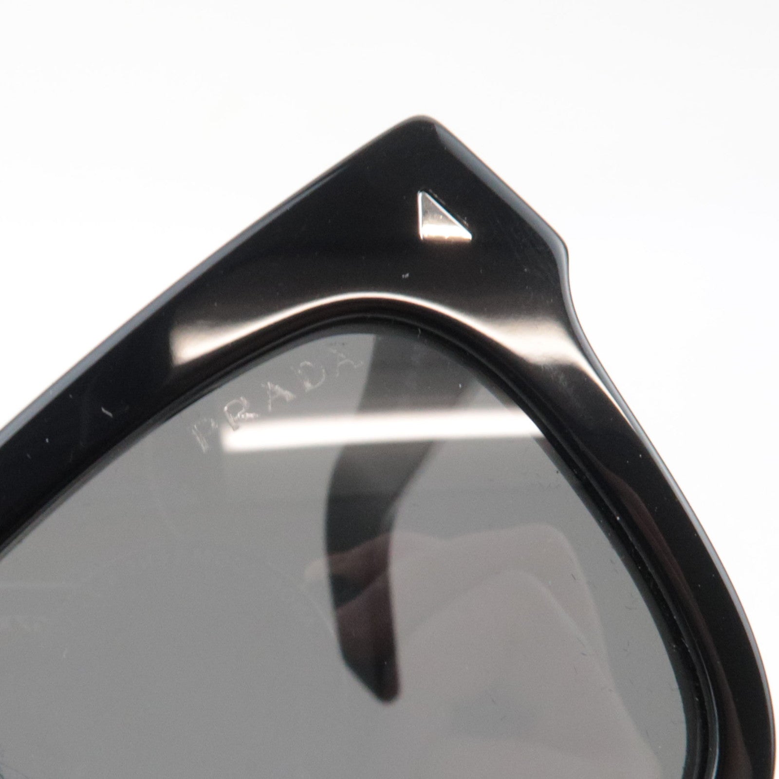 PRADA Sunglasses SPR B12-F 55□19 16K-731 145 3N Black *Box, Case