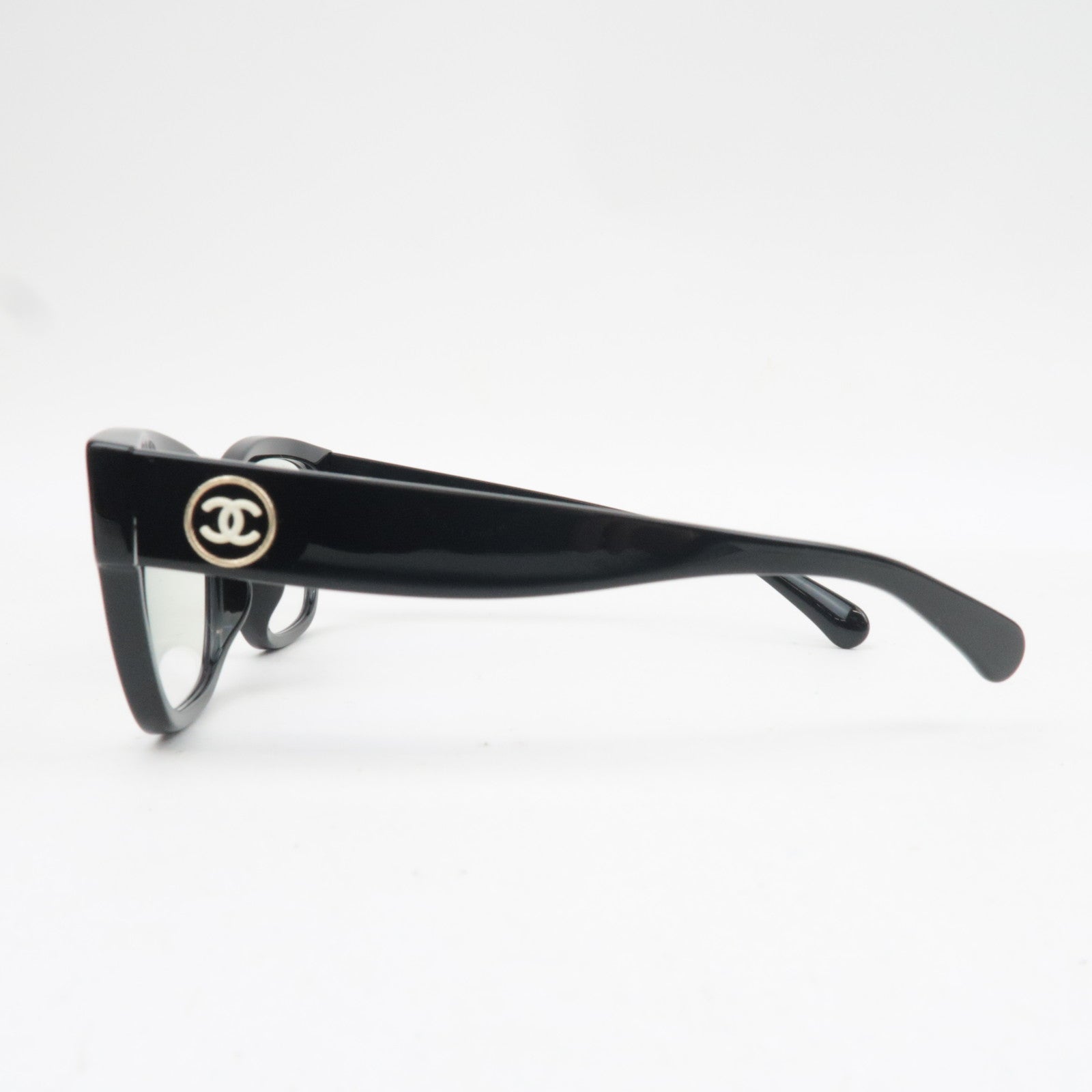CHANEL Sunglasses 3455-S-A c.622/SB 54□18 140 ON S Black *Box, Case, Cloths