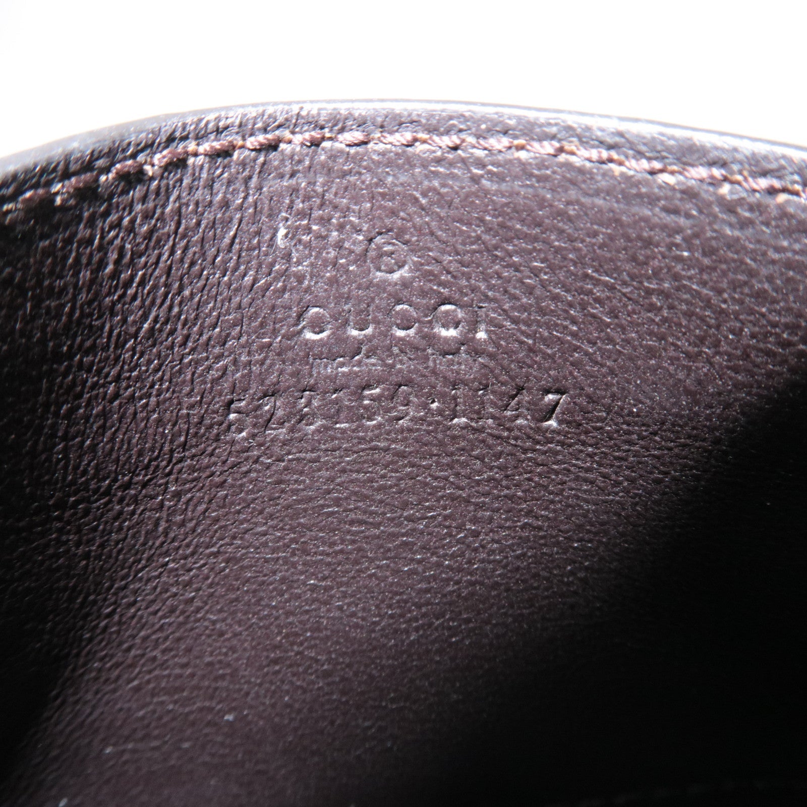 GUCCI Ophidia GG Supreme Leather Card Case Beige 523159 *Box