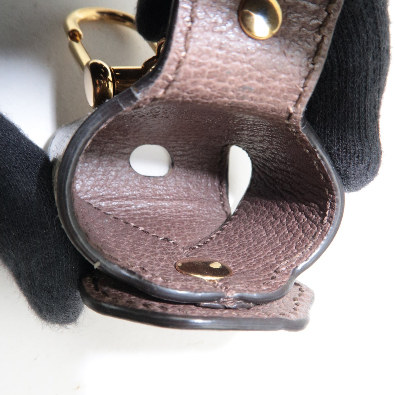 GUCCI Ophidia GG Supreme Airpods Case Beige Brown 596720 *Box, Dust bag