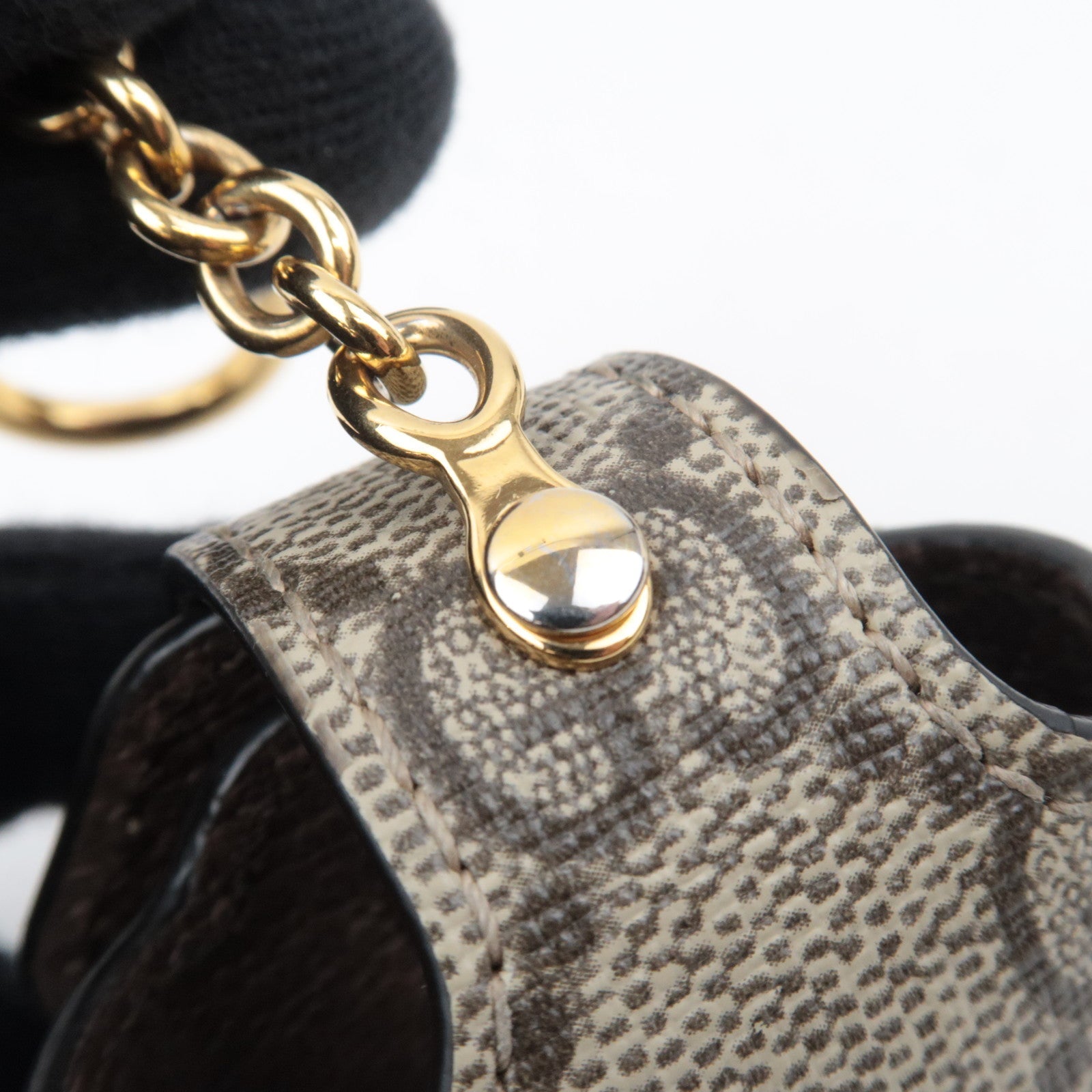 GUCCI Ophidia GG Supreme Airpods Case Beige Brown 596720 *Box, Dust bag