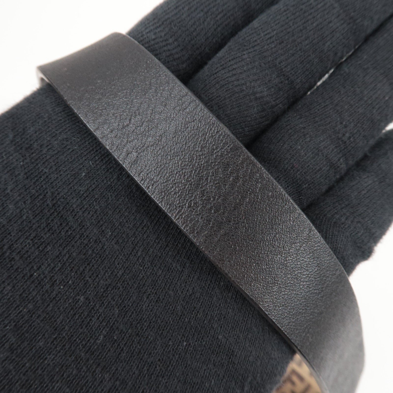 FENDI Zucchino Mamma Baguette Shoulder Bag Canvas Leather Beige Brown 8BR000