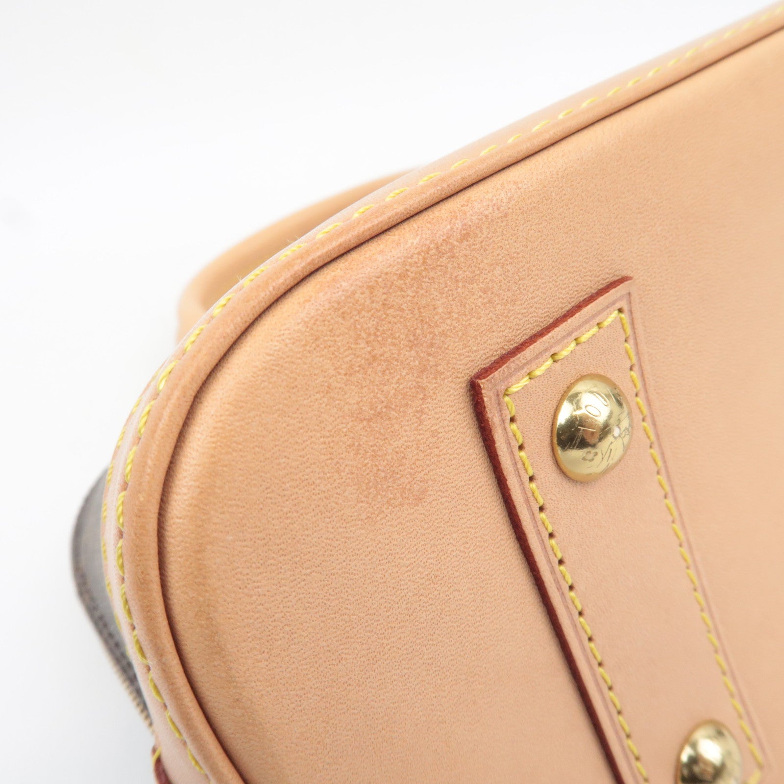 Louis Vuitton Monogram Alma BB 2Way Handbag M53152 SN4270 *Strap, Key Lock, Clochette