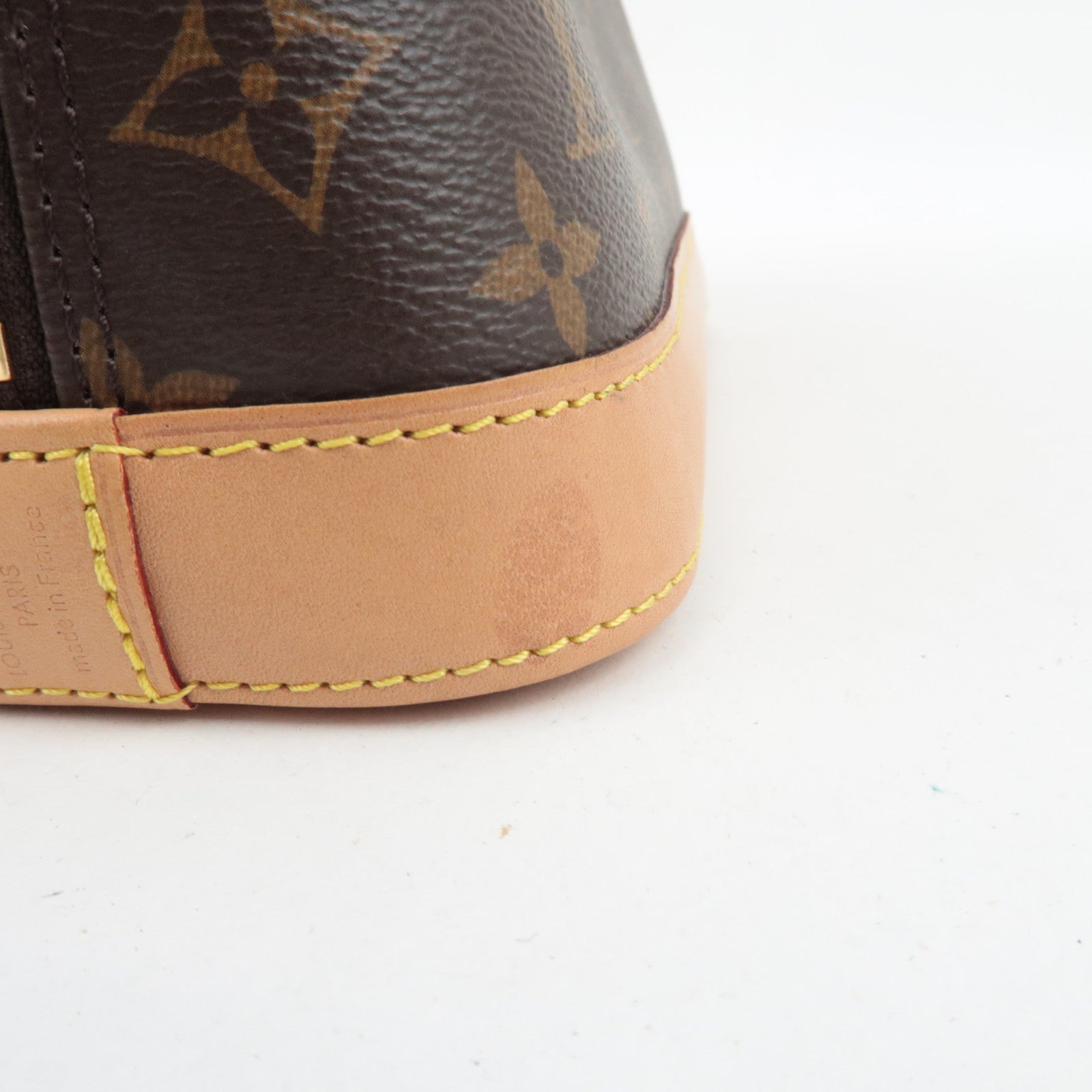 Louis Vuitton Monogram Alma BB 2Way Handbag M53152 SN4270 *Strap, Key Lock, Clochette