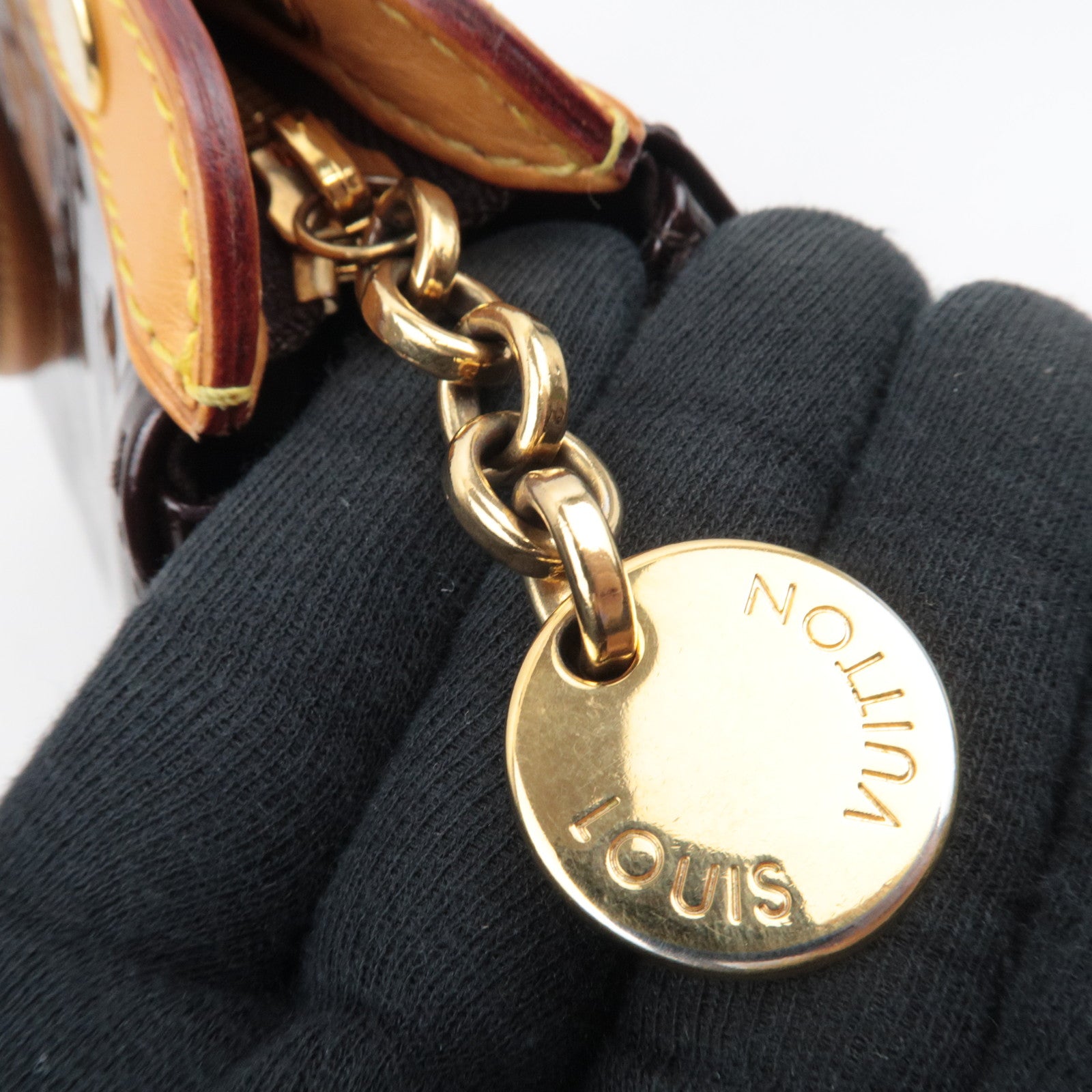 Louis Vuitton Monogram Vernis Brea MM 2Way Handbag Amarante M91690 AA0183 *Strap