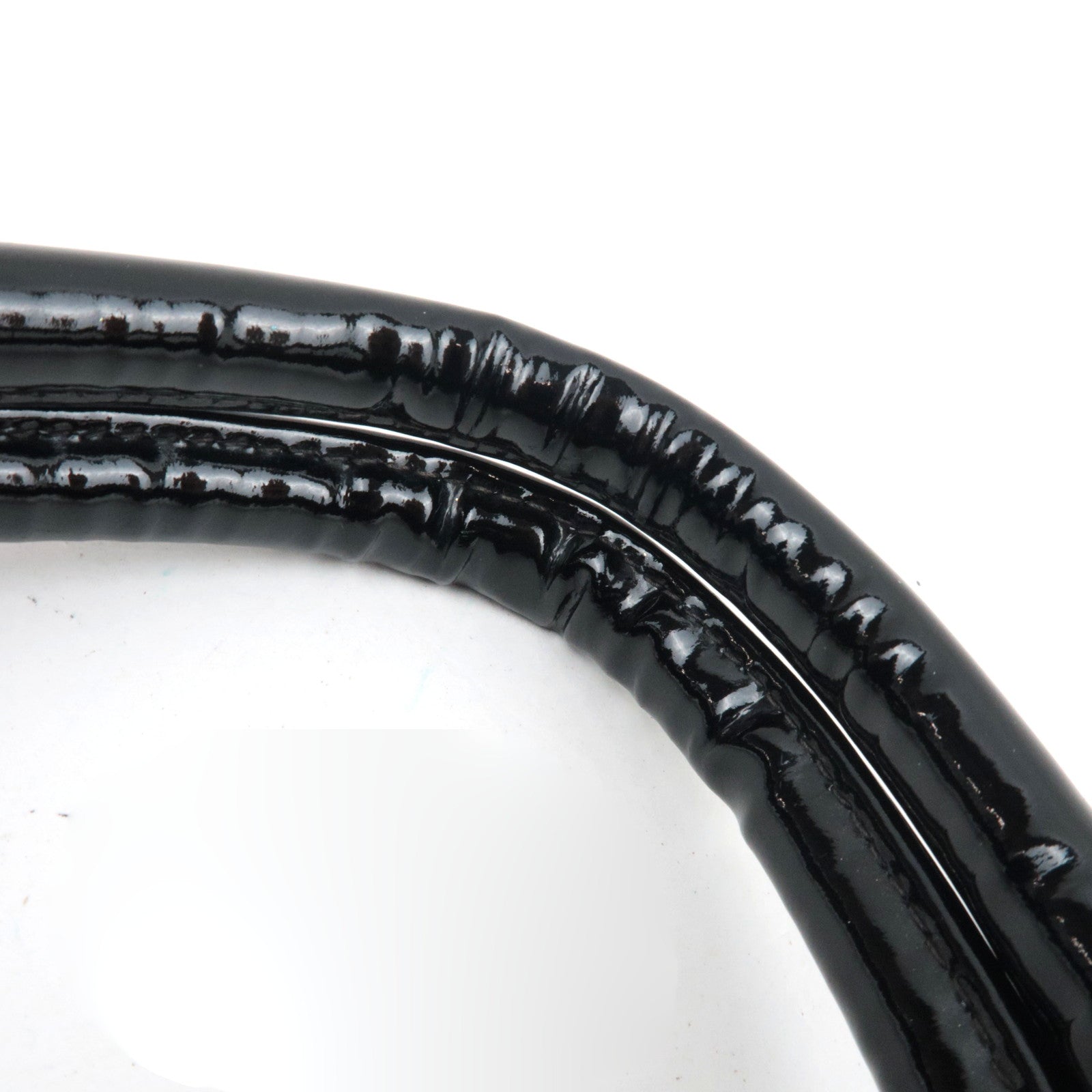 CHANEL Matelasse Patent Medallion Tote Bag Black A01804 7672867 *G card