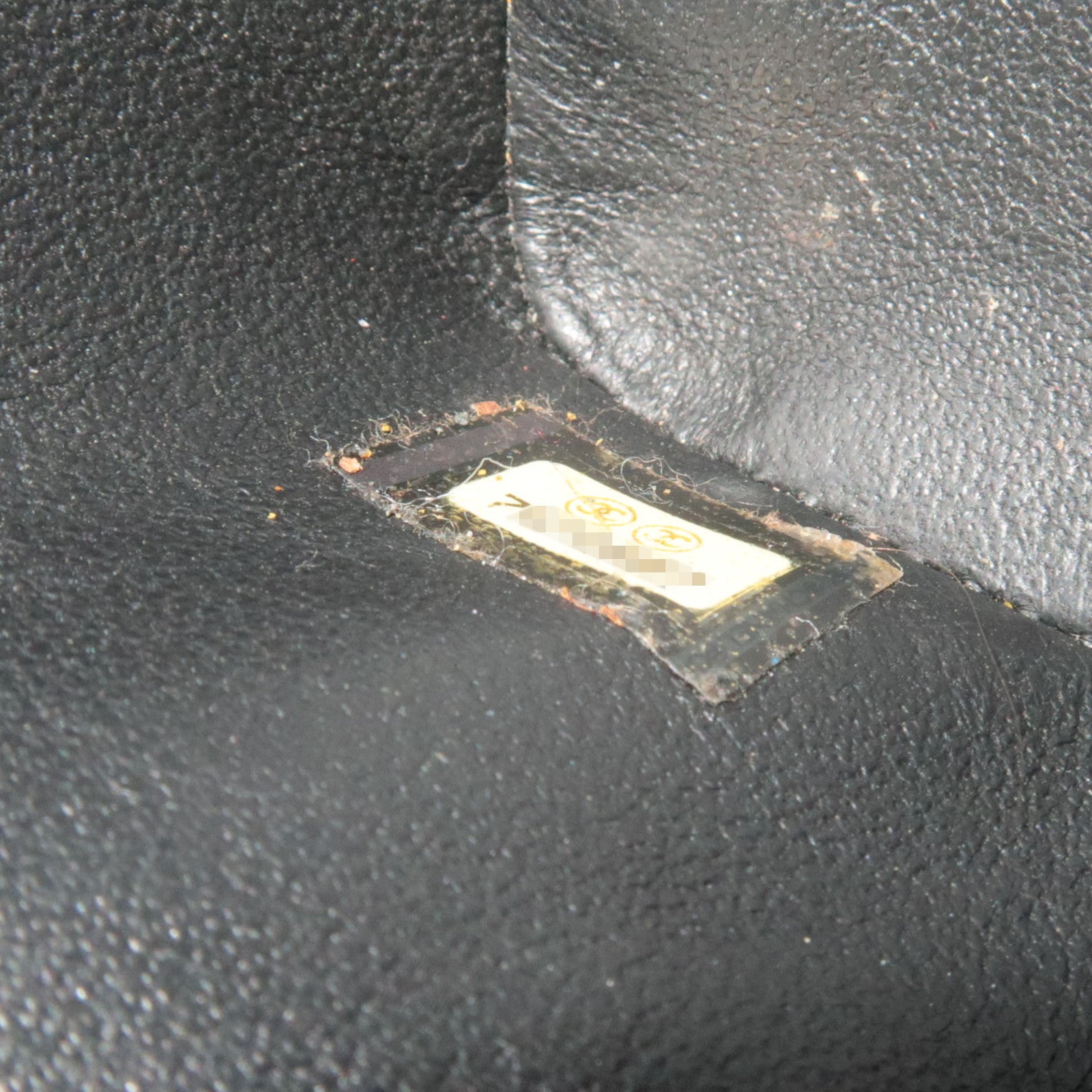 CHANEL Matelasse Patent Medallion Tote Bag Black A01804 7672867 *G card