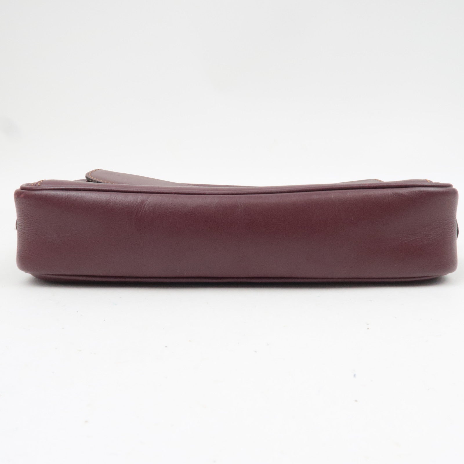 Cartier Must Line Leather Shoulder Bag Bordeaux *Dust bag