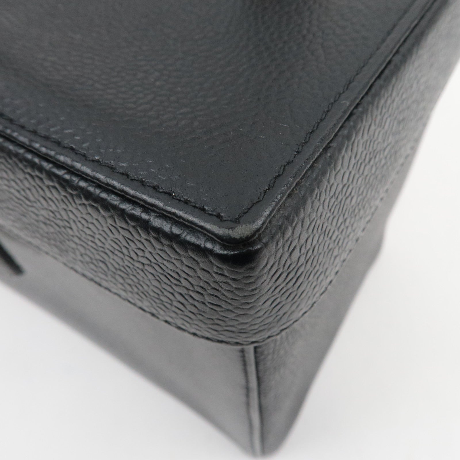 CHANEL Cocomark 2Way Vanity Bag Caviarskin Black A01999 *Dust bag, Strap, G card