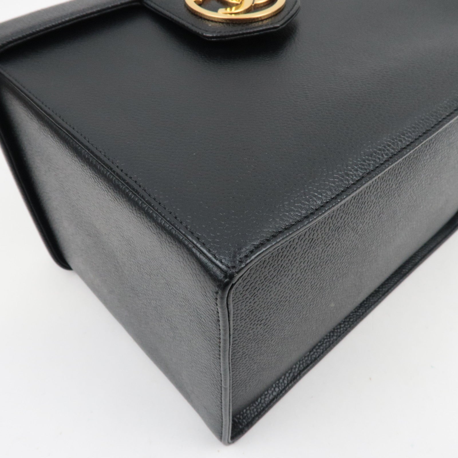 CHANEL Cocomark 2Way Vanity Bag Caviarskin Black A01999 *Dust bag, Strap, G card