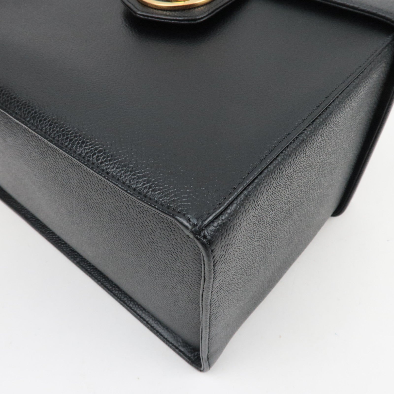 CHANEL Cocomark 2Way Vanity Bag Caviarskin Black A01999 *Dust bag, Strap, G card