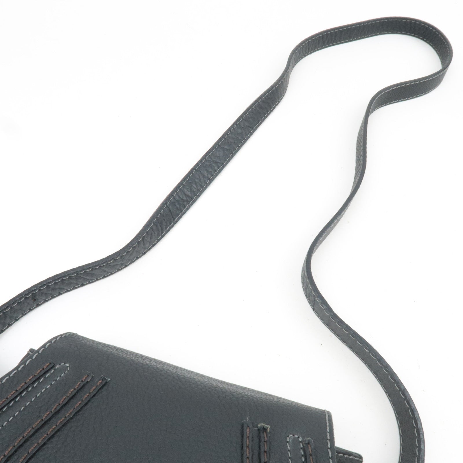 Chloe Marcy Small Leather Saddlebag Shoulder Bag Black *Dust bag