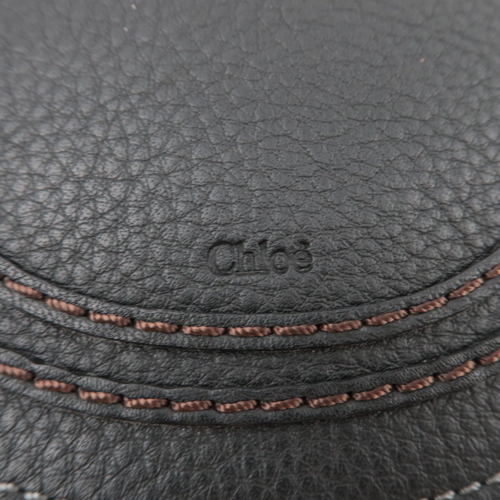 Chloe Marcy Small Leather Saddlebag Shoulder Bag Black *Dust bag