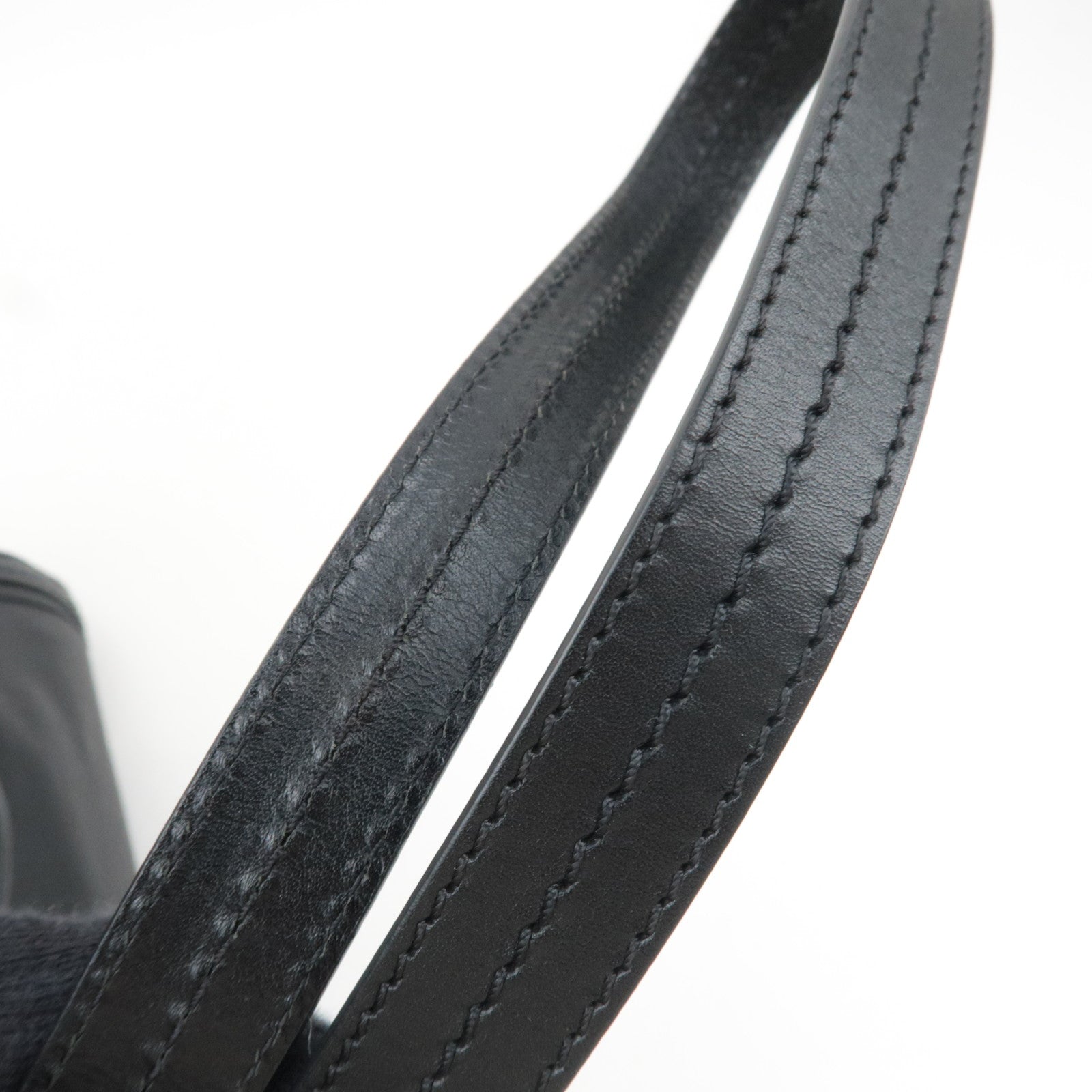 Chloe Little Alice 2Way Leather Shoulder Bag Black *Strap