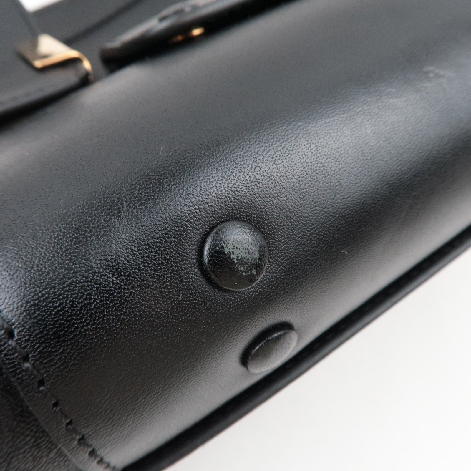 Chloe Little Alice 2Way Leather Shoulder Bag Black *Strap