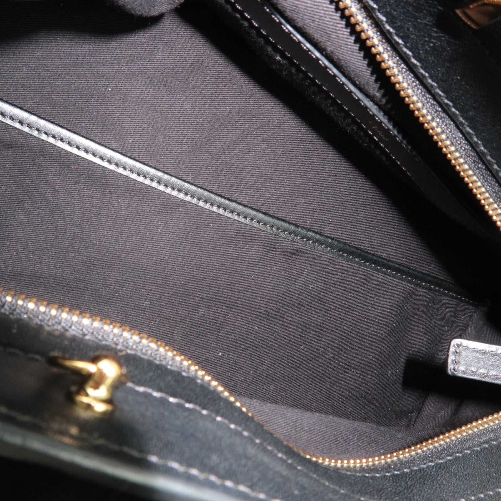 Chloe Little Alice 2Way Leather Shoulder Bag Black *Strap