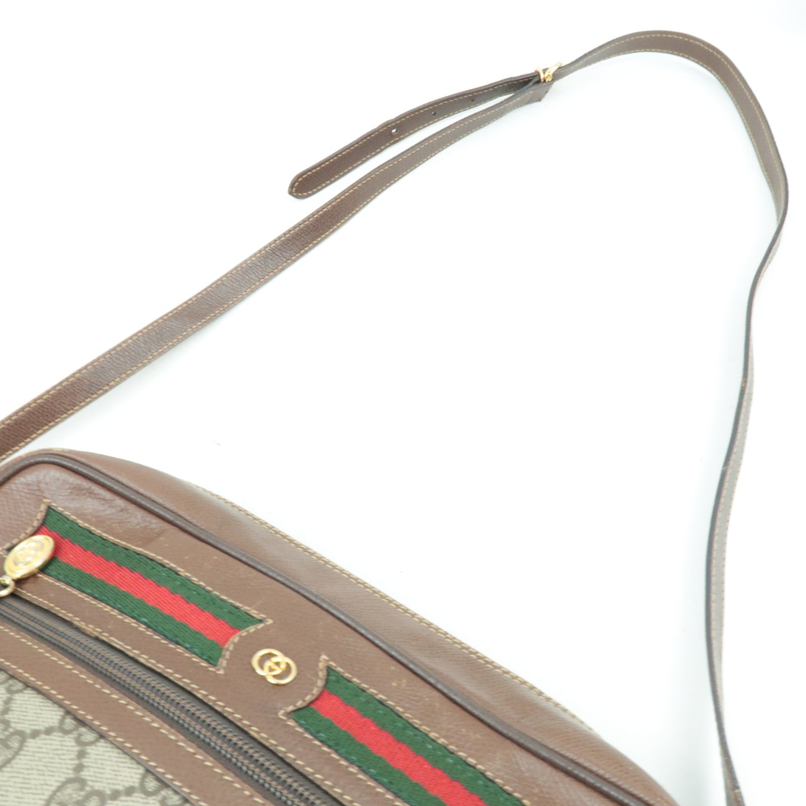 GUCCI Sherry Shoulder Bag GG Supreme Leather Beige 001.113.6472
