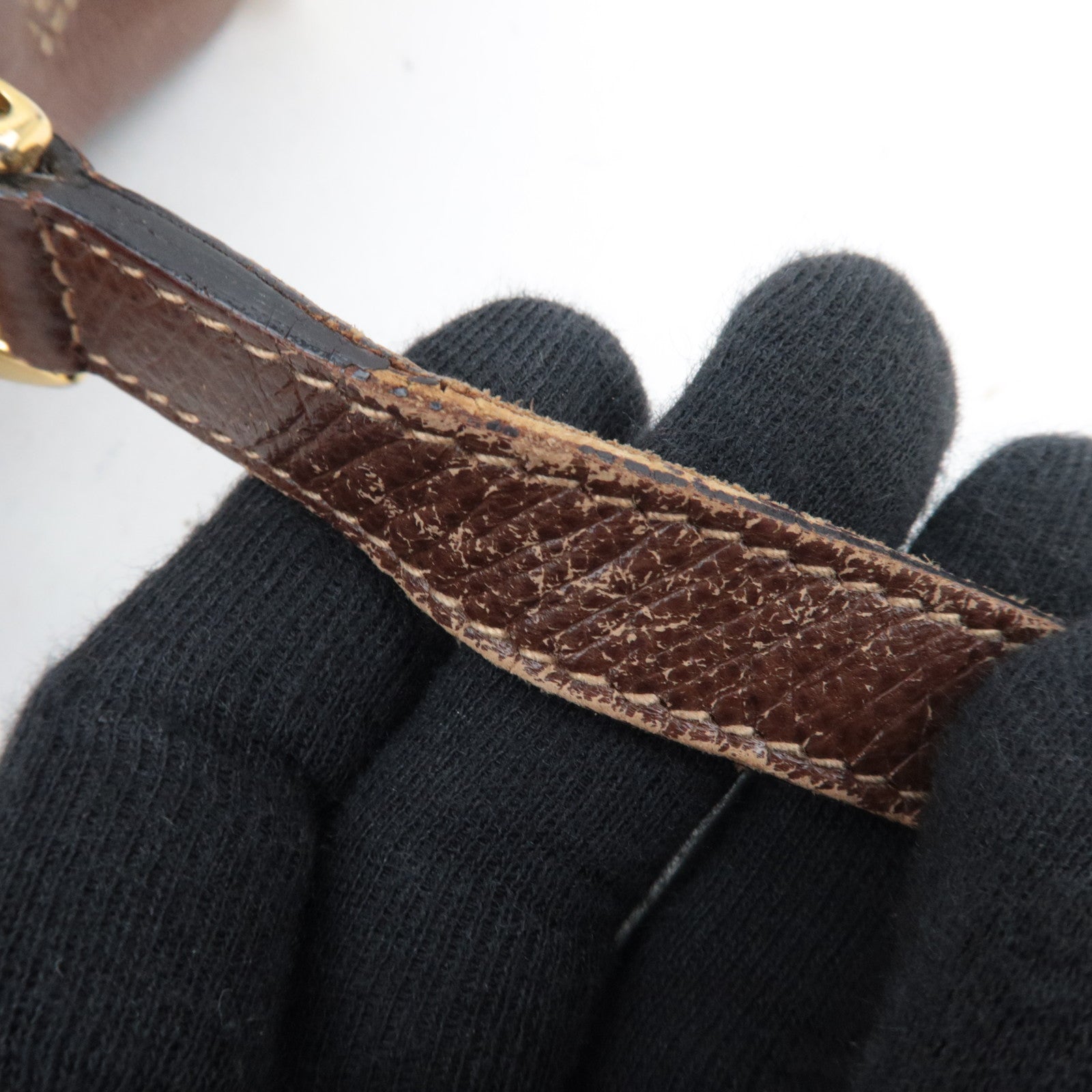 GUCCI Sherry Shoulder Bag GG Supreme Leather Beige 001.113.6472