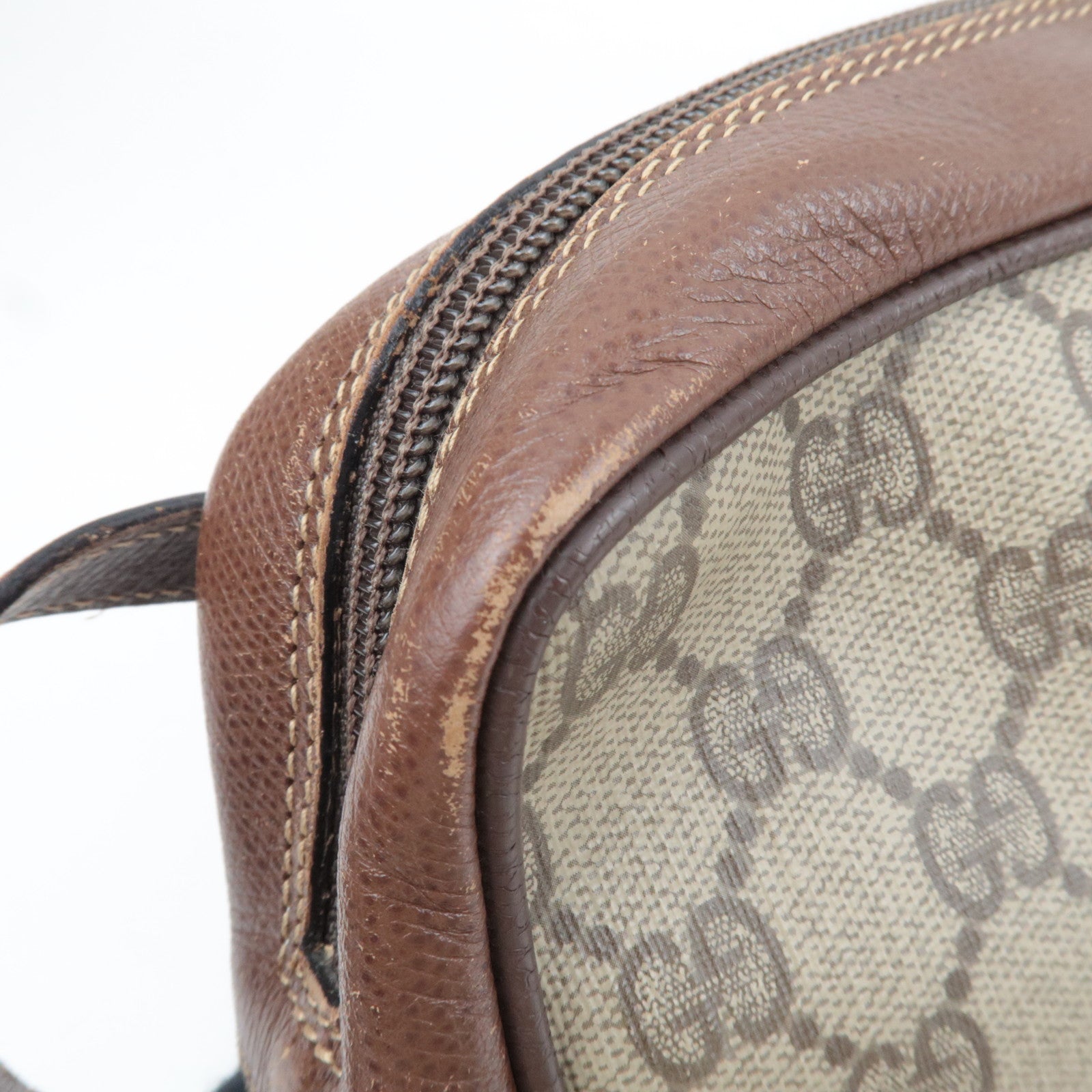 GUCCI Sherry Shoulder Bag GG Supreme Leather Beige 001.113.6472