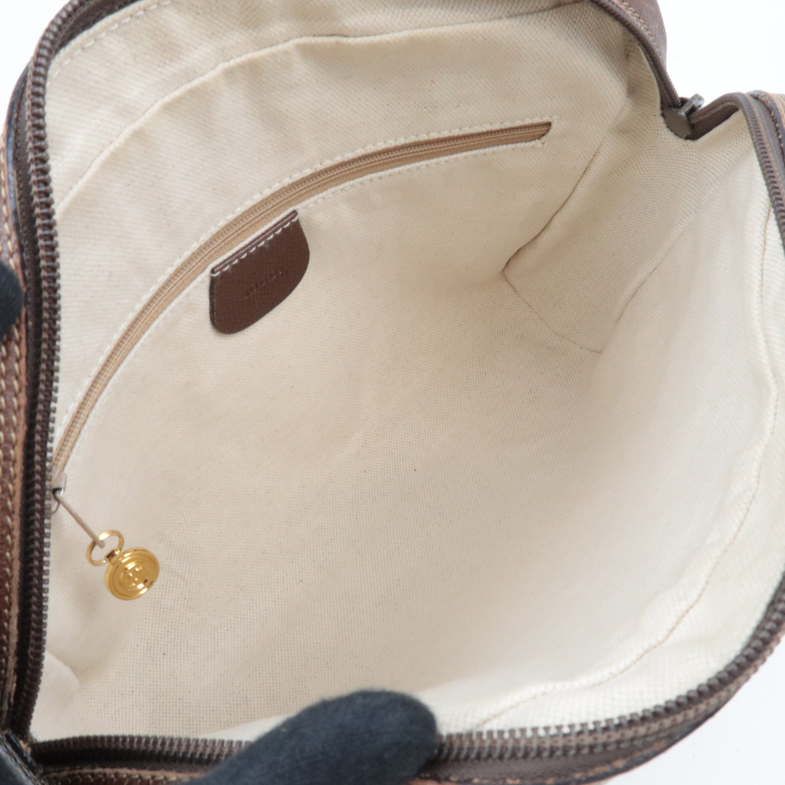 GUCCI Sherry Shoulder Bag GG Supreme Leather Beige 001.113.6472