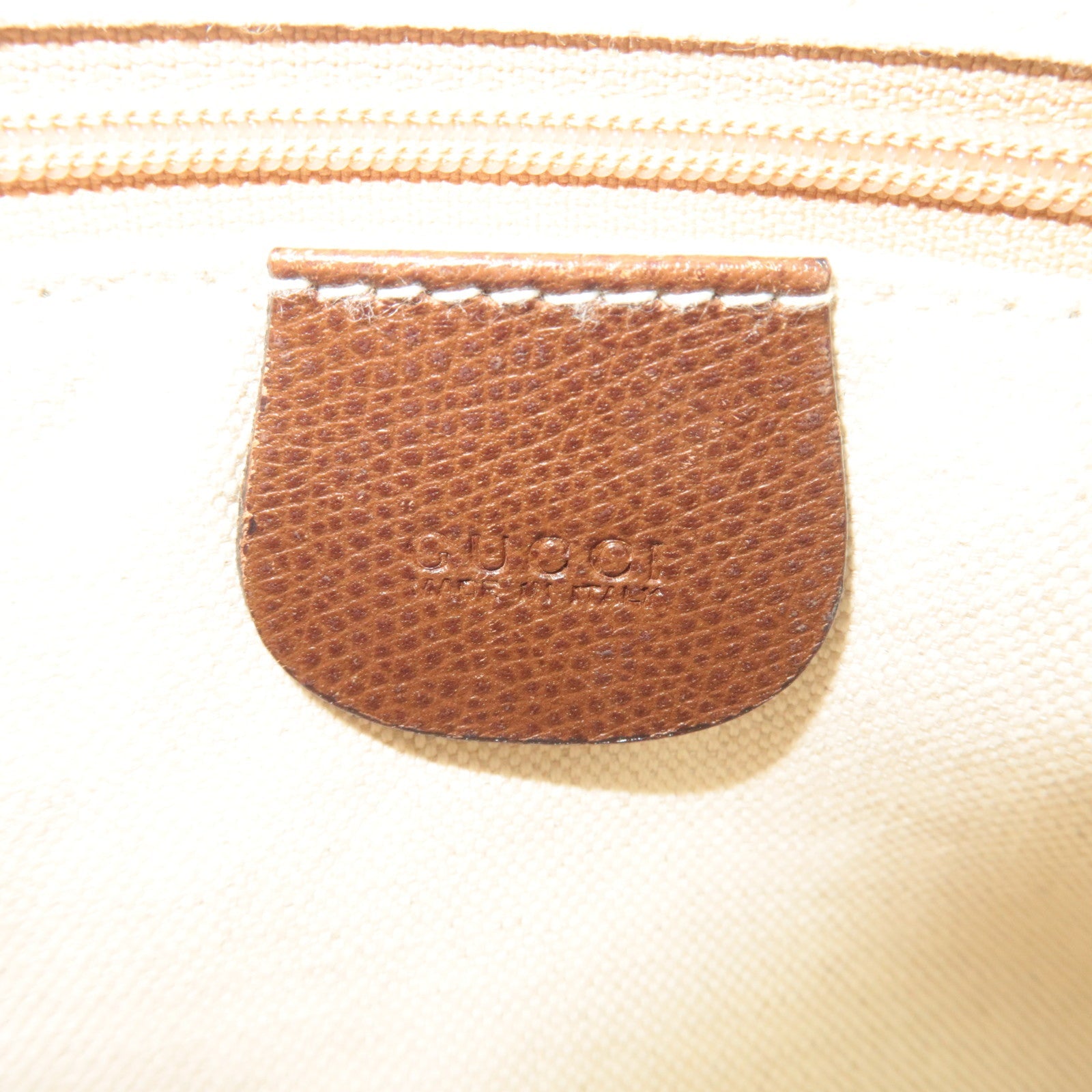 GUCCI Sherry Shoulder Bag GG Supreme Leather Beige 001.113.6472