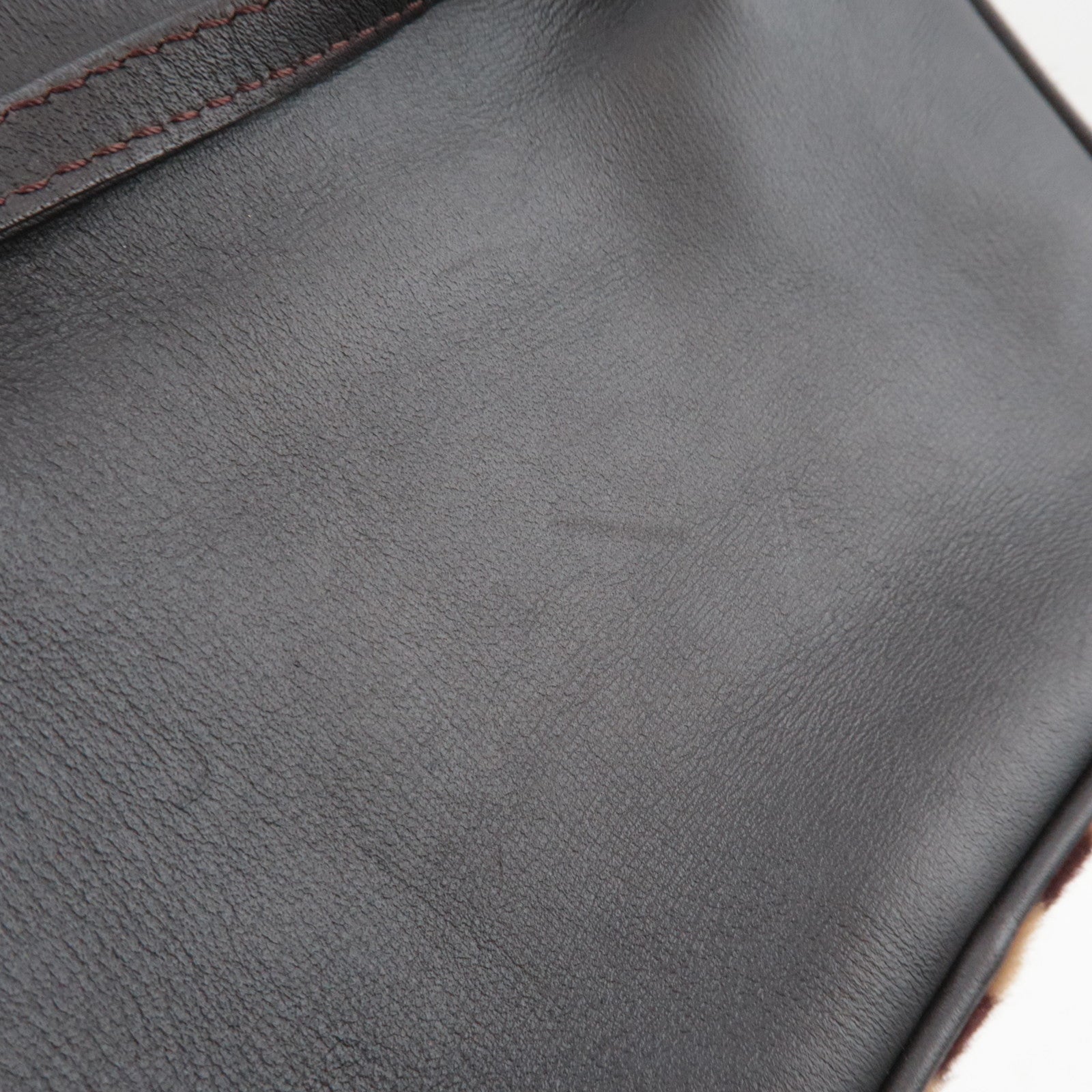 Louis Vuitton Damier Sauvage Gazelle Shoulder Bag Calf Leather M92130 *Strap