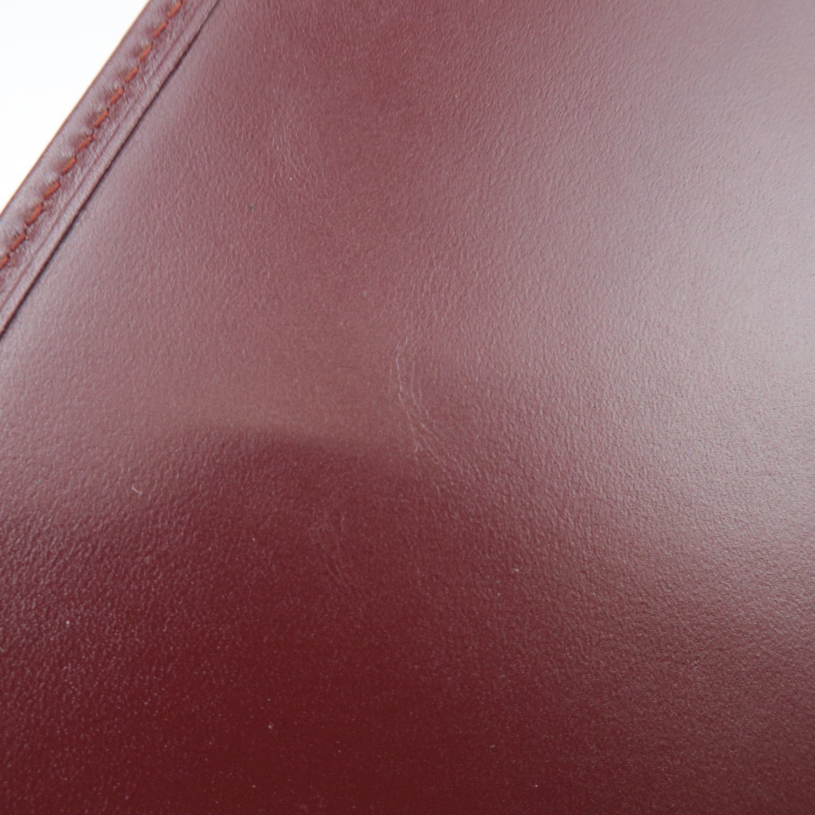 Cartier Must Line Leather Long Bill Wallet Bordeaux