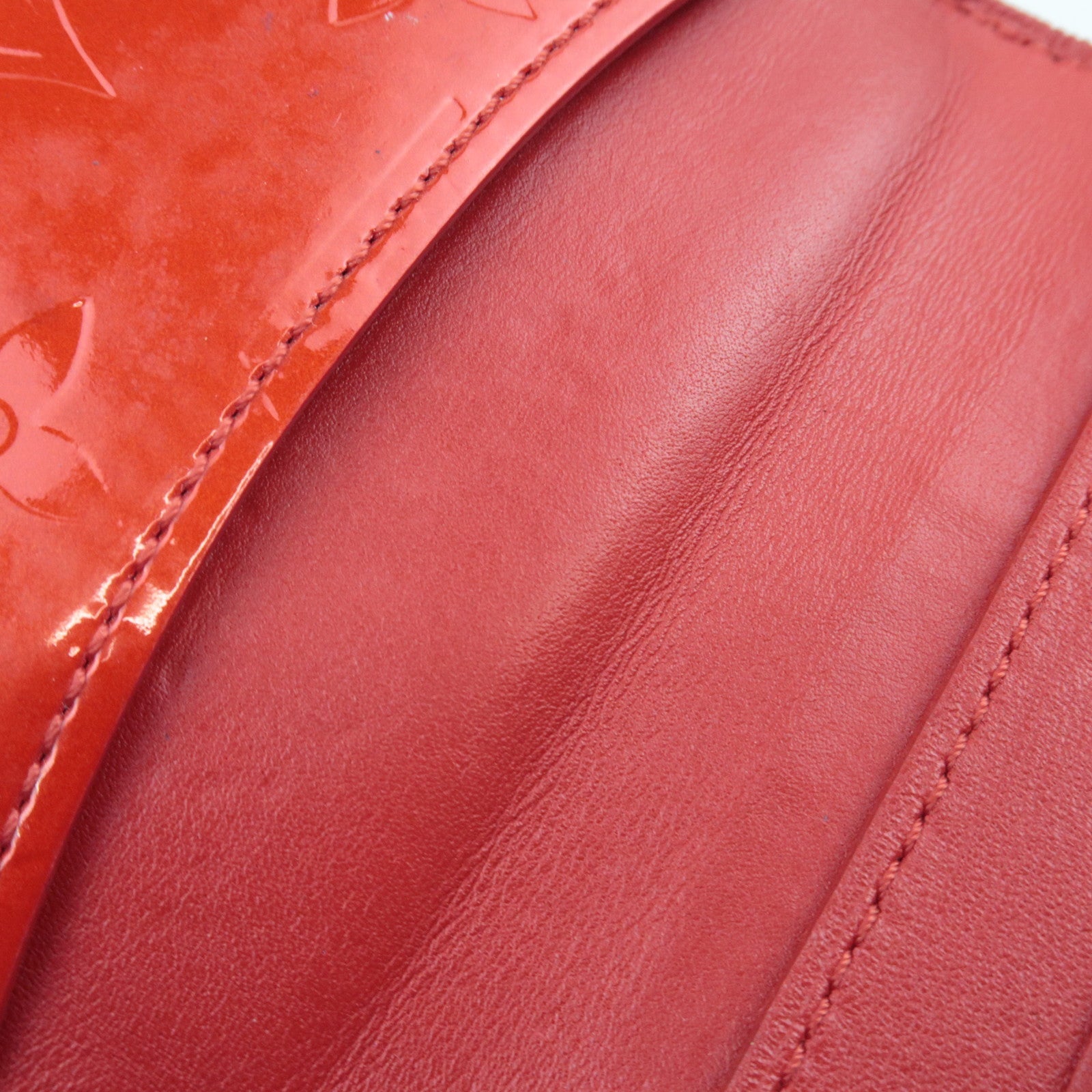 Louis Vuitton Monogram Vernis Ludlow Mini Wallet Rouge M91090 *Box