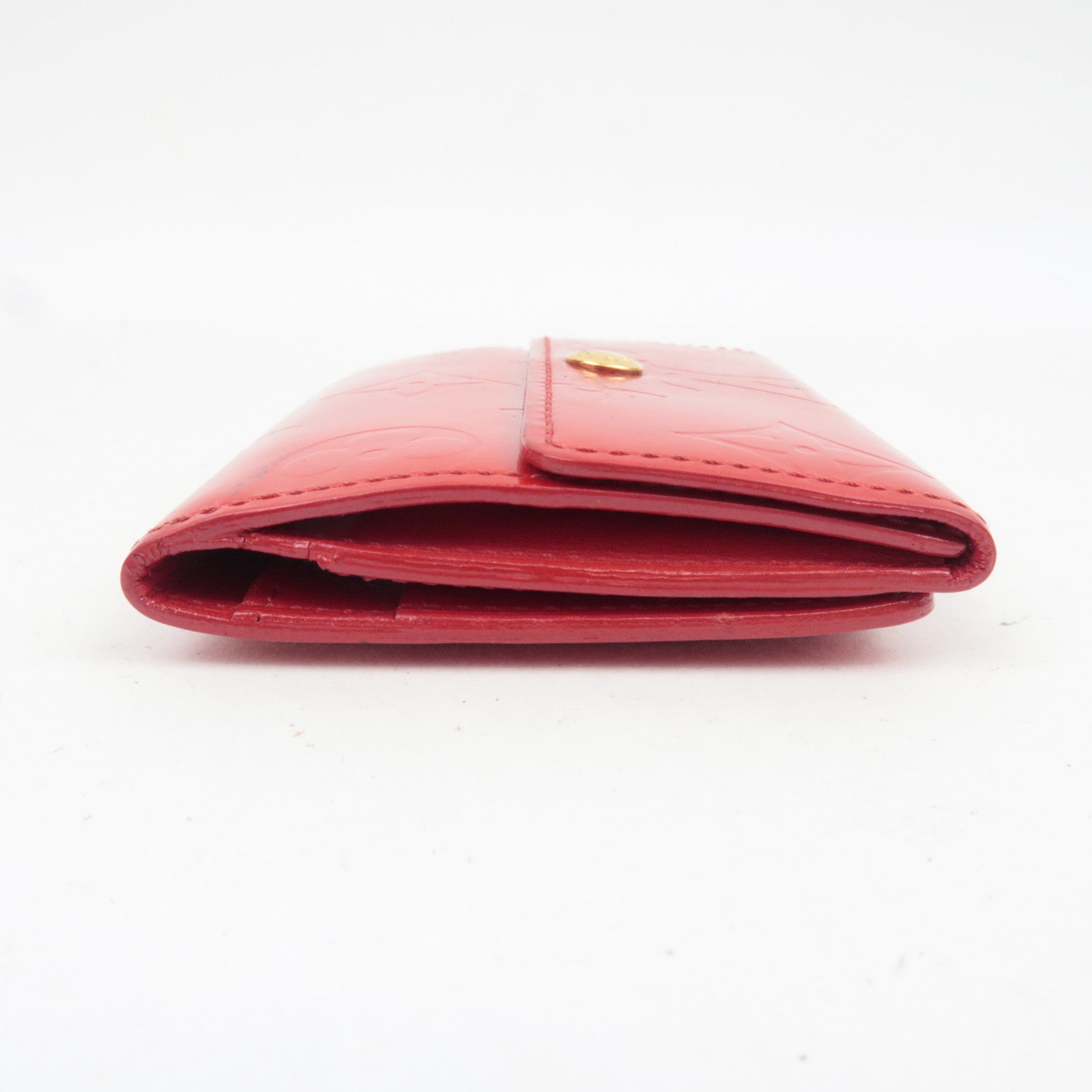Louis Vuitton Monogram Vernis Ludlow Mini Wallet Rouge M91090 *Box