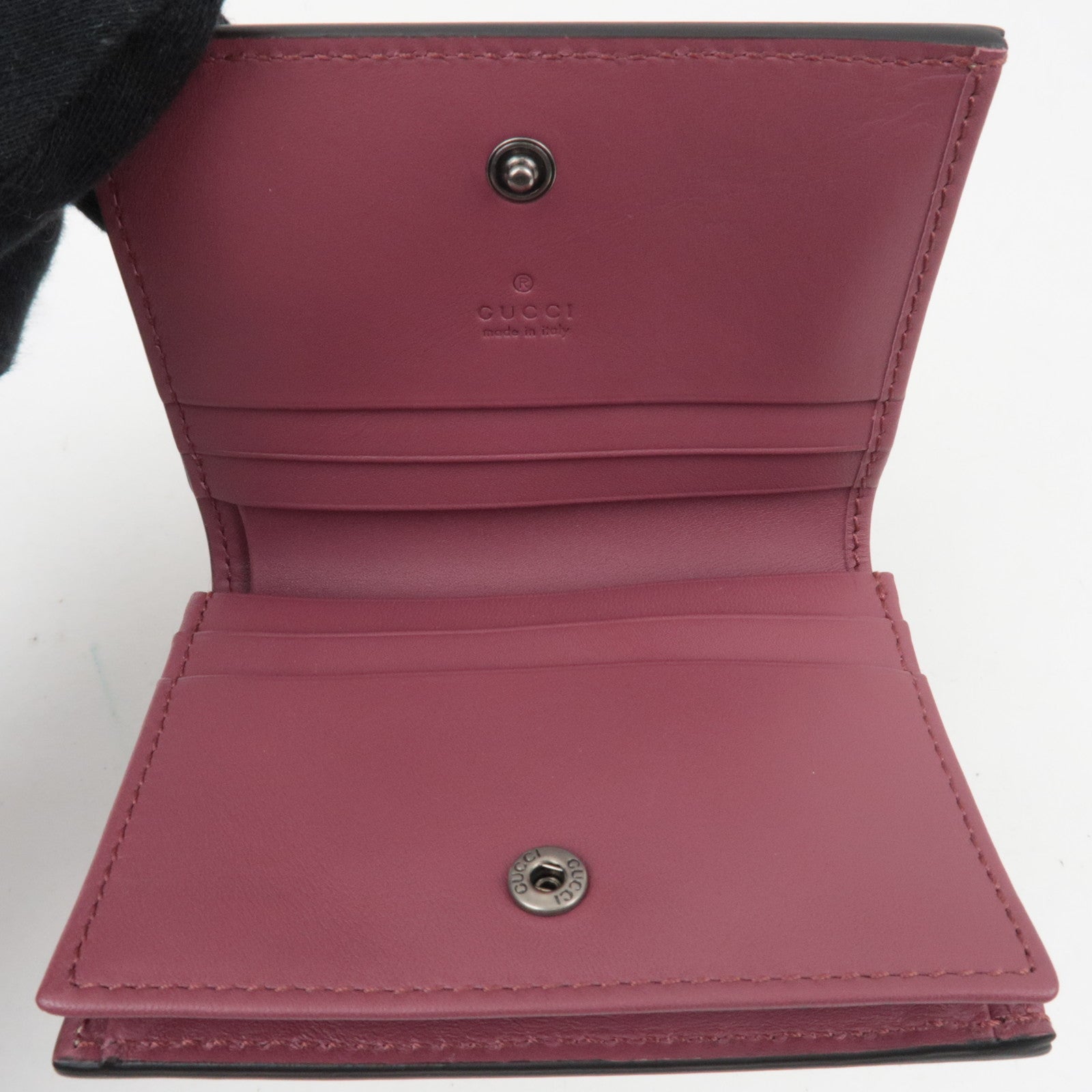 GUCCI GG Blooms Bifold Wallet GG Supreme 410088 *Box, Dust bag