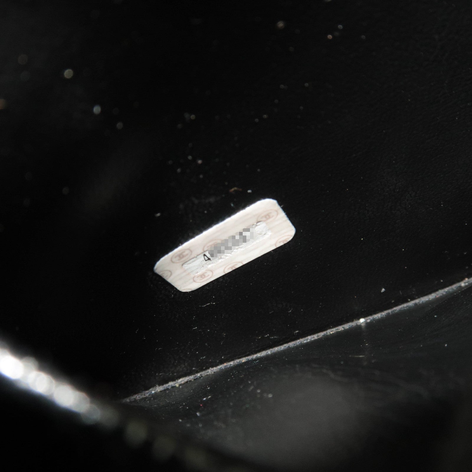 CHANEL Cocomark 2Way Vanity Bag Caviarskin Black 4066847 *Box, Dust bag, G card, Strap, Key Lock, Clochette