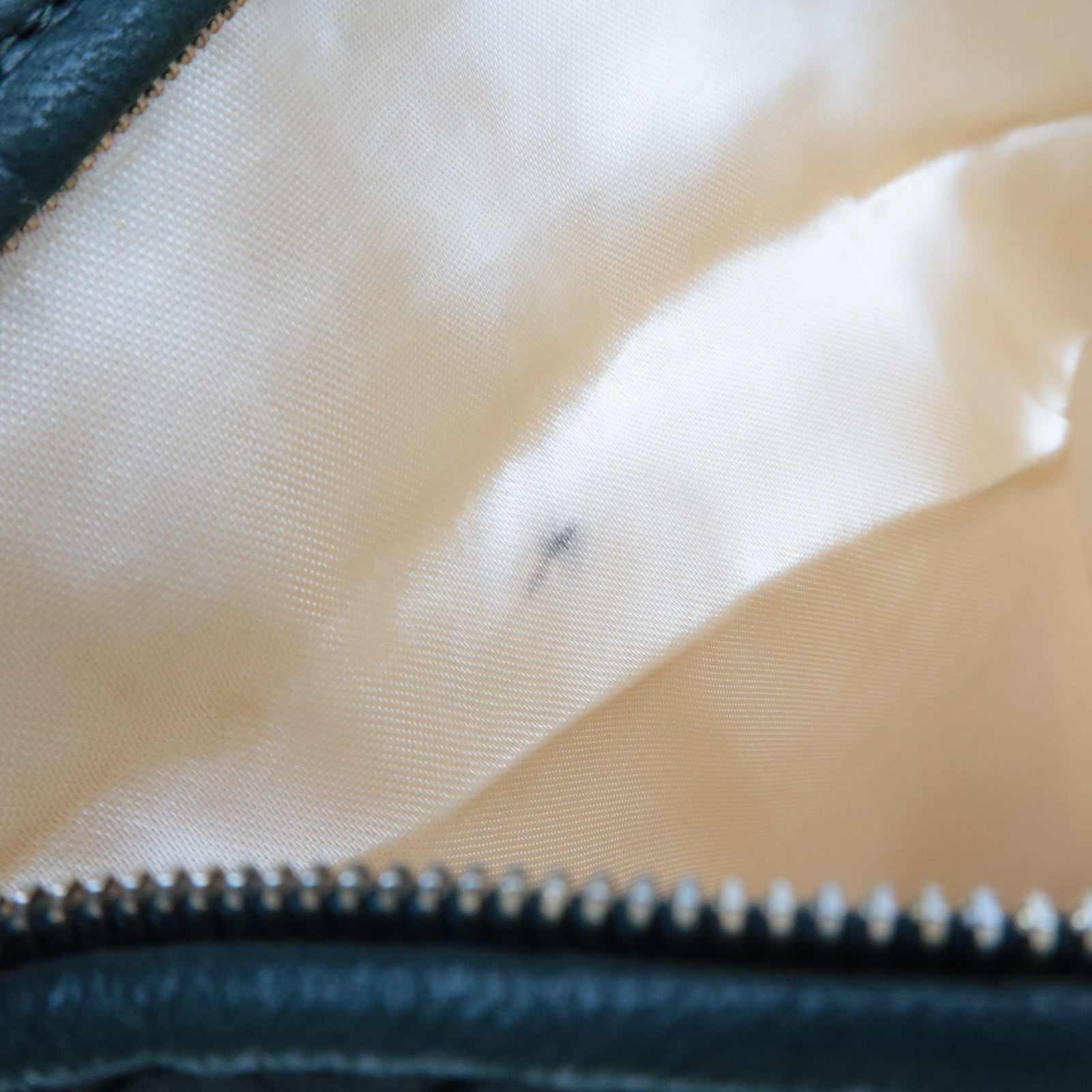 BOTTEGA VENETA Intrecciato Leather Shoulder Bag Dark Green